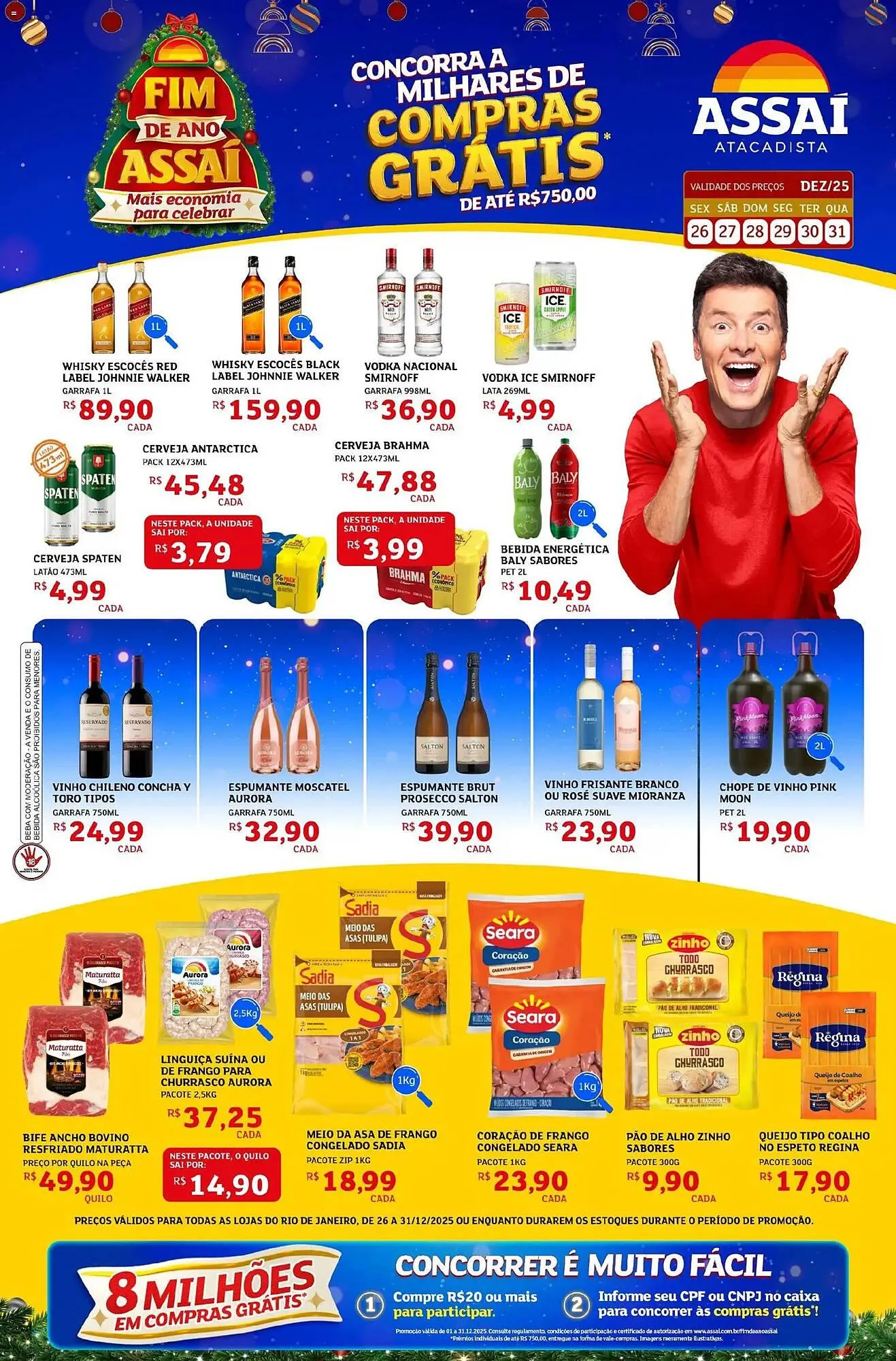 Encarte de Encarte Assaí Atacadista 26 de dezembro até 31 de dezembro 2025 - Pagina 1