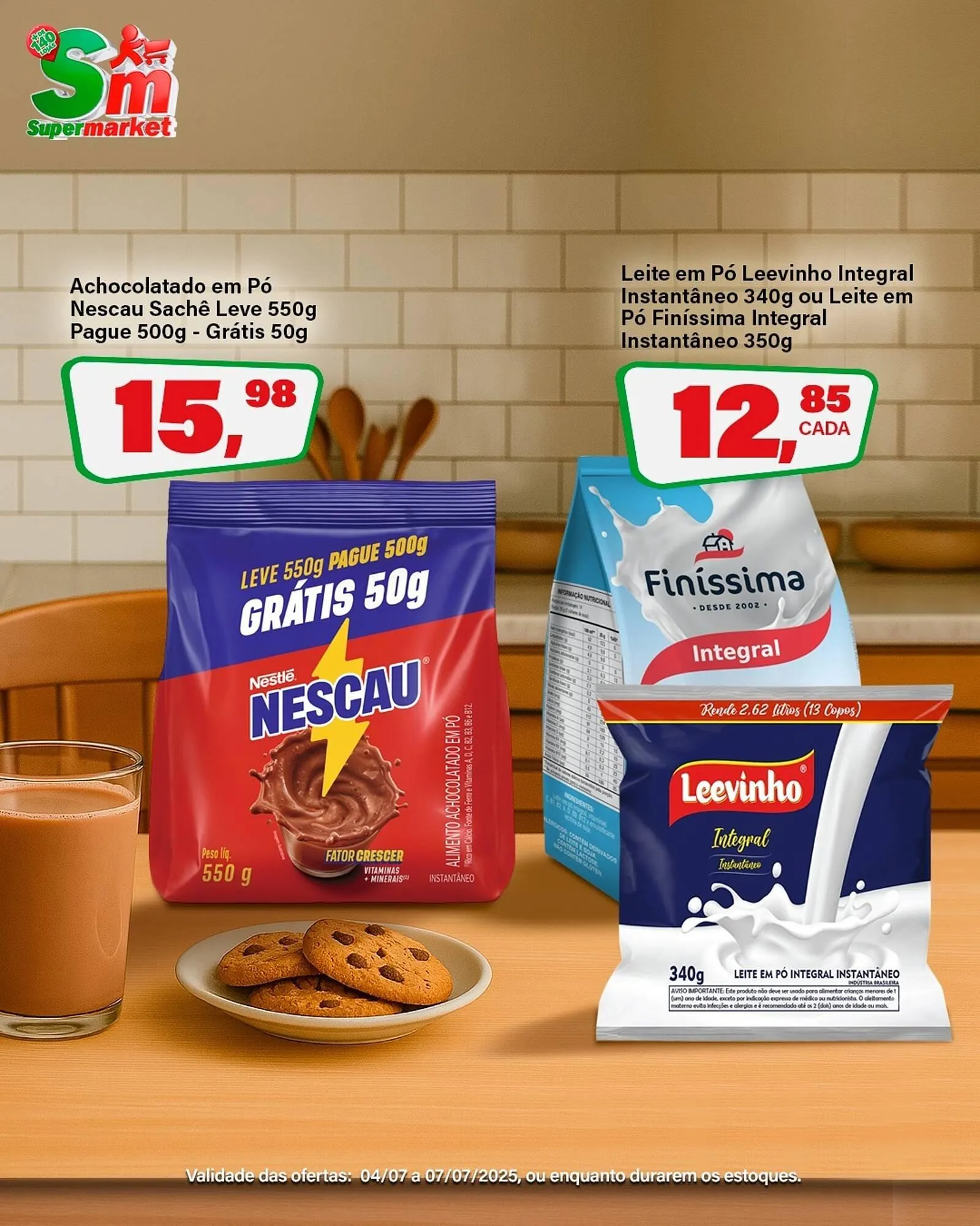 Encarte de Catálogo Rede Supermarket 4 de julho até 7 de julho 2025 - Pagina 1