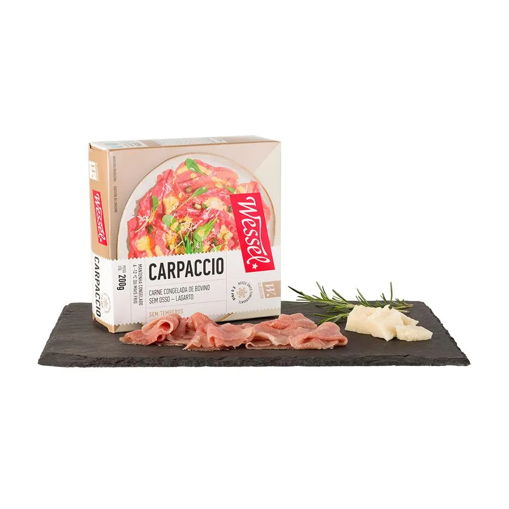 Carpaccio Wessel 200g | Oba Hortifruti