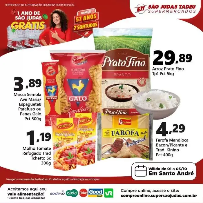 Encarte de Super Ofertas 1 de outubro até 3 de outubro 2024 - Pagina 2