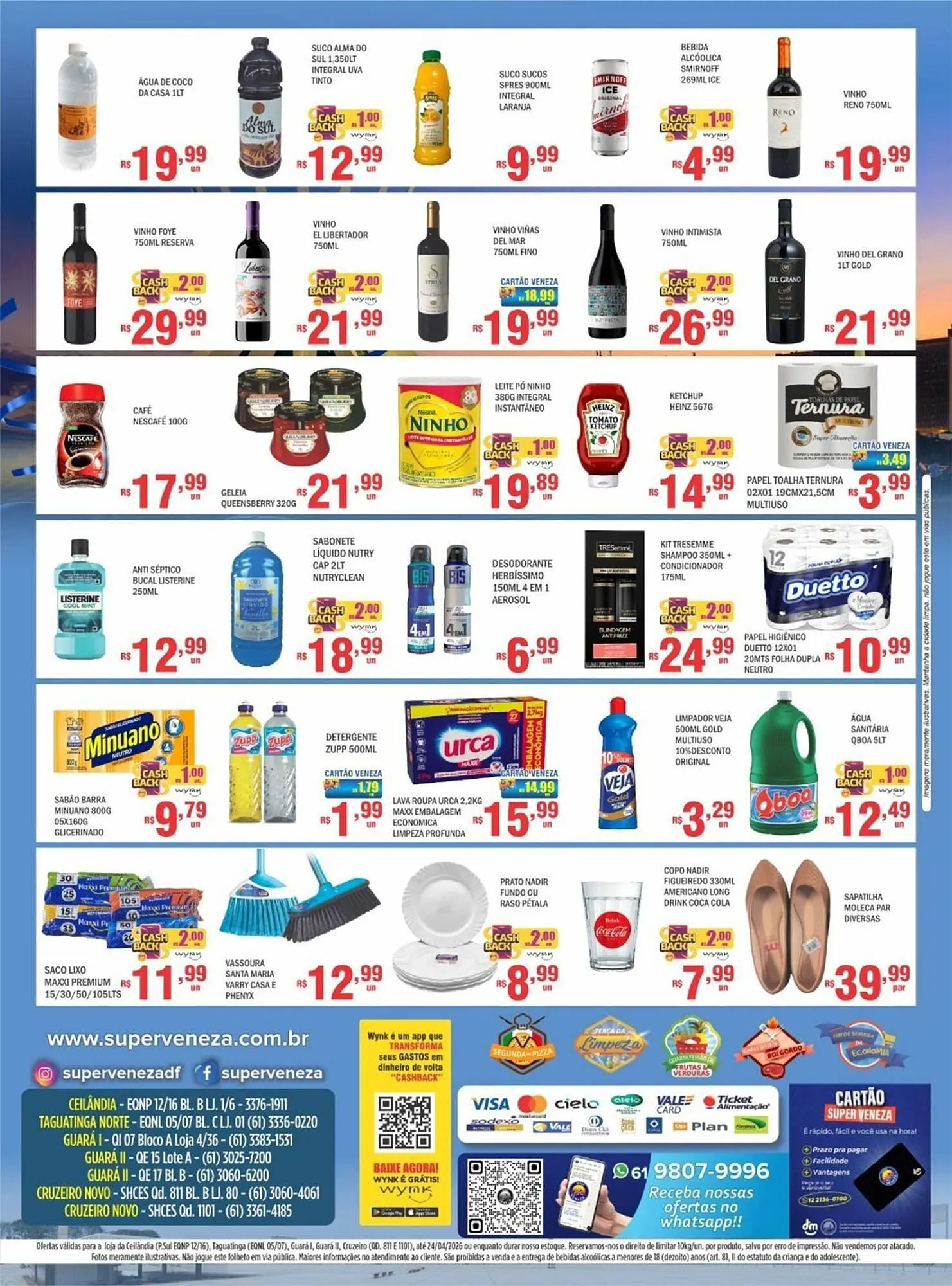 Encarte de Catálogo Super Veneza 17 de abril até 24 de abril 2026 - Pagina 2