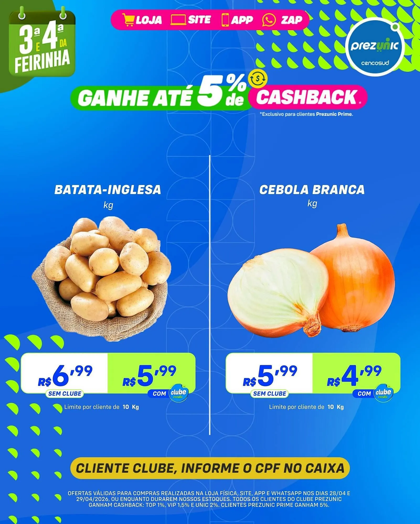 Encarte de Encarte Prezunic 28 de abril até 29 de abril 2026 - Pagina 2