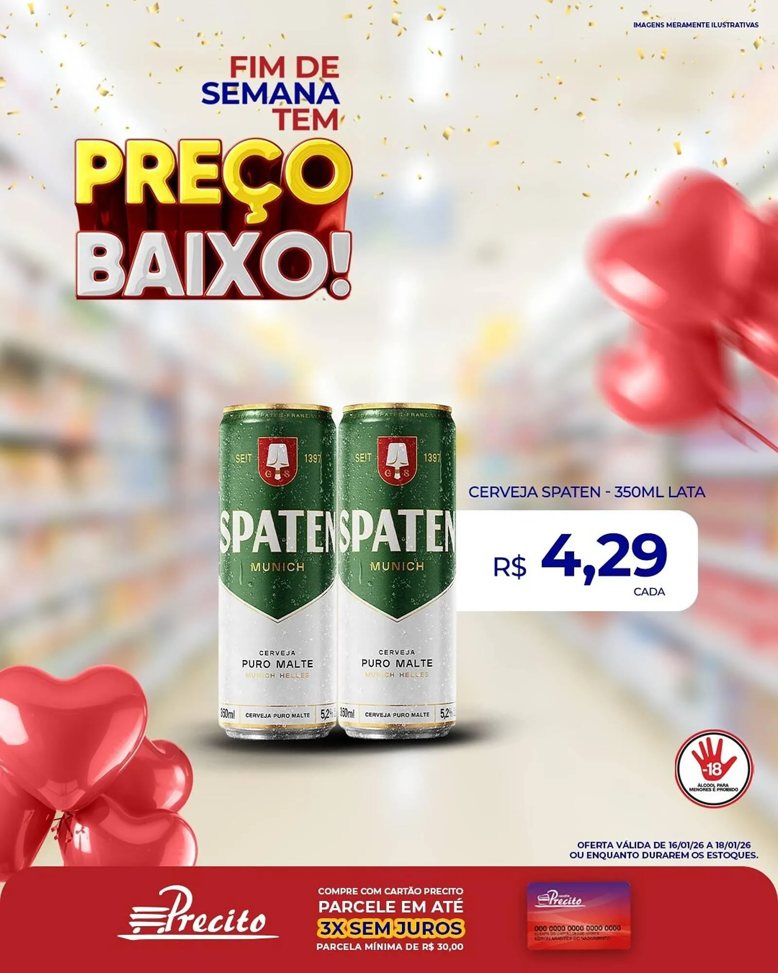 Encarte de Catálogo Supermercado Precito 16 de janeiro até 18 de janeiro 2026 - Pagina 3