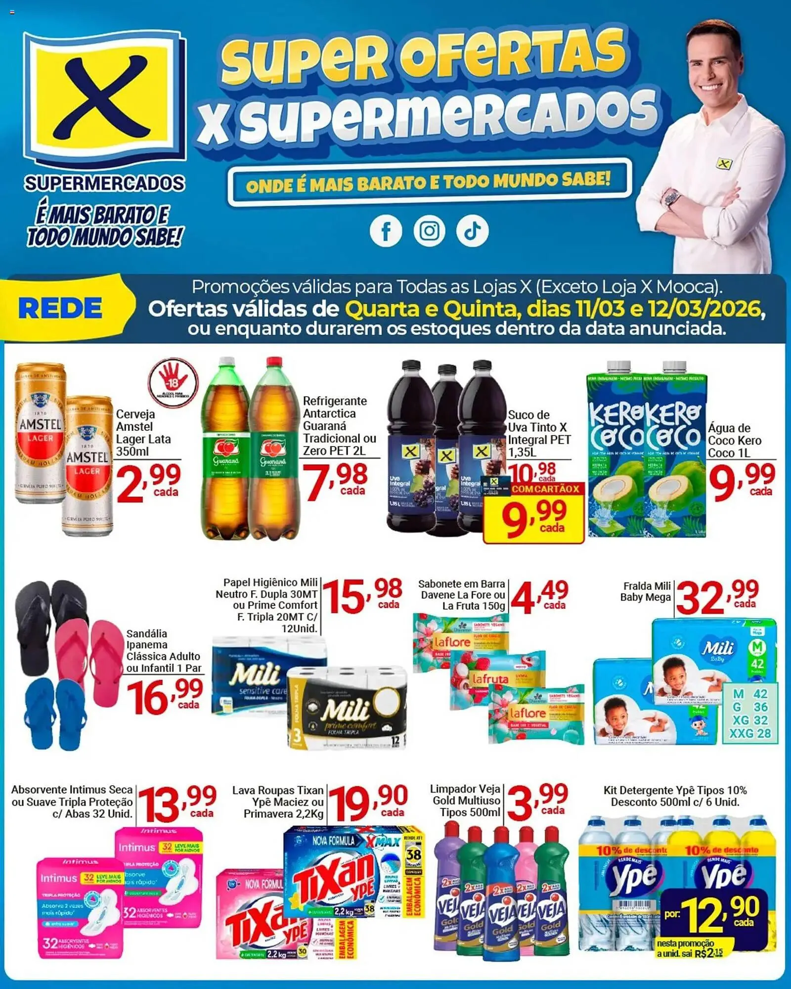 Encarte de Folheto X Supermercados 11 de março até 13 de março 2026 - Pagina 3