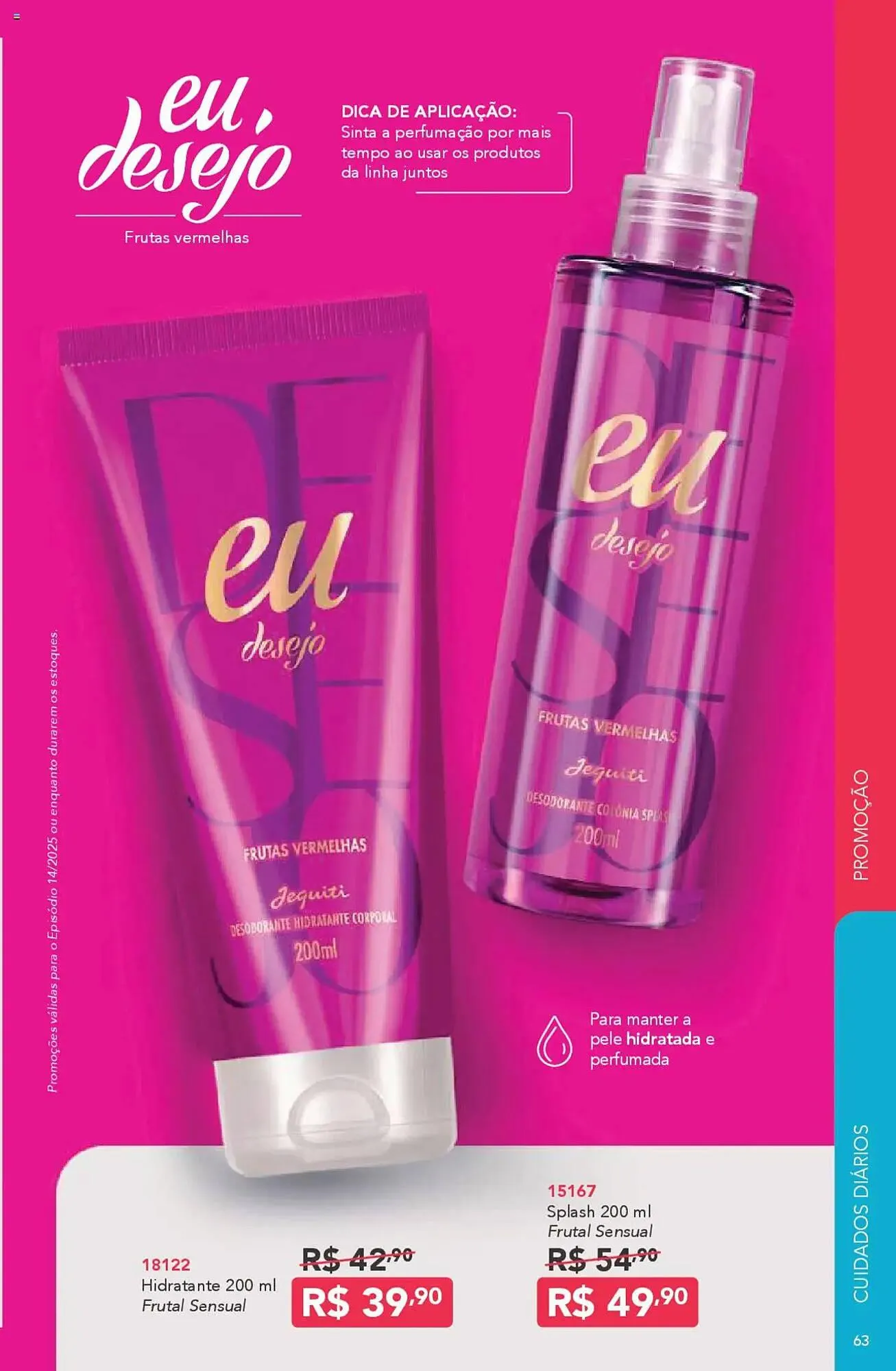 Encarte de Catálogo Jequiti 3 de outubro até 30 de outubro 2025 - Pagina 63