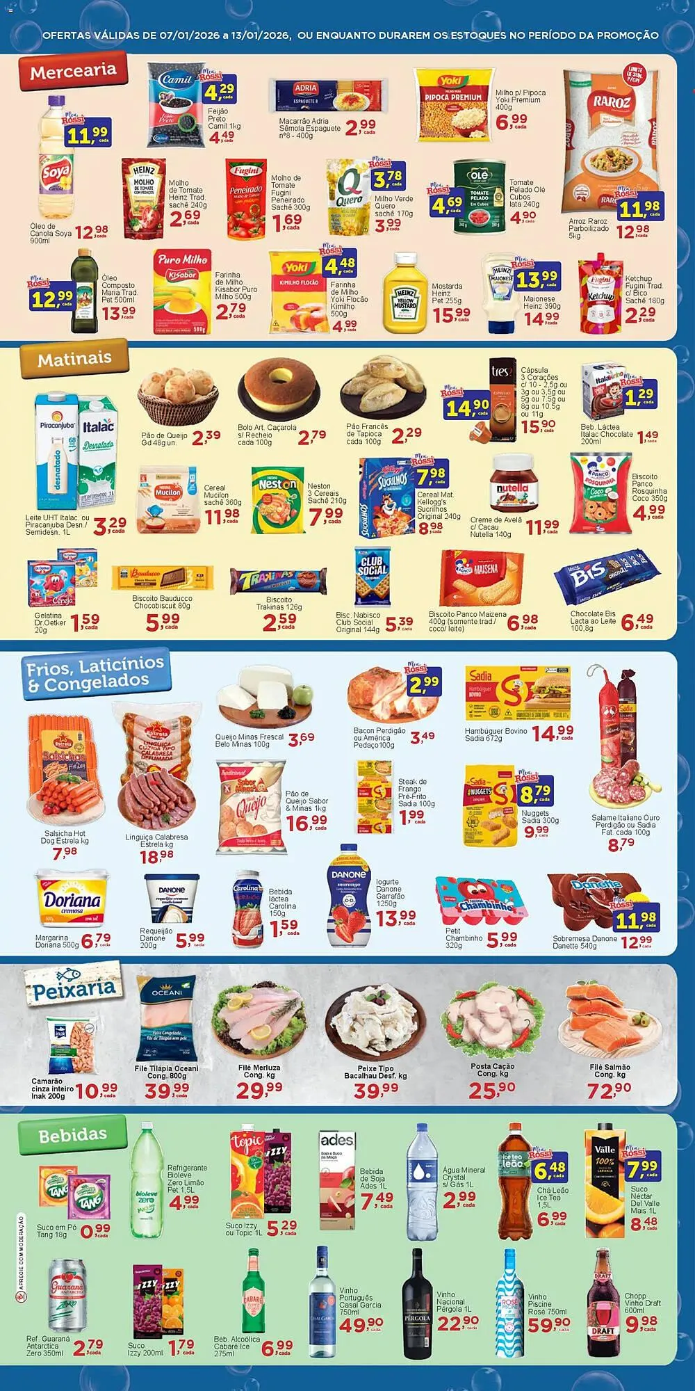 Encarte de Folheto Rossi Supermercado 7 de janeiro até 13 de janeiro 2026 - Pagina 2