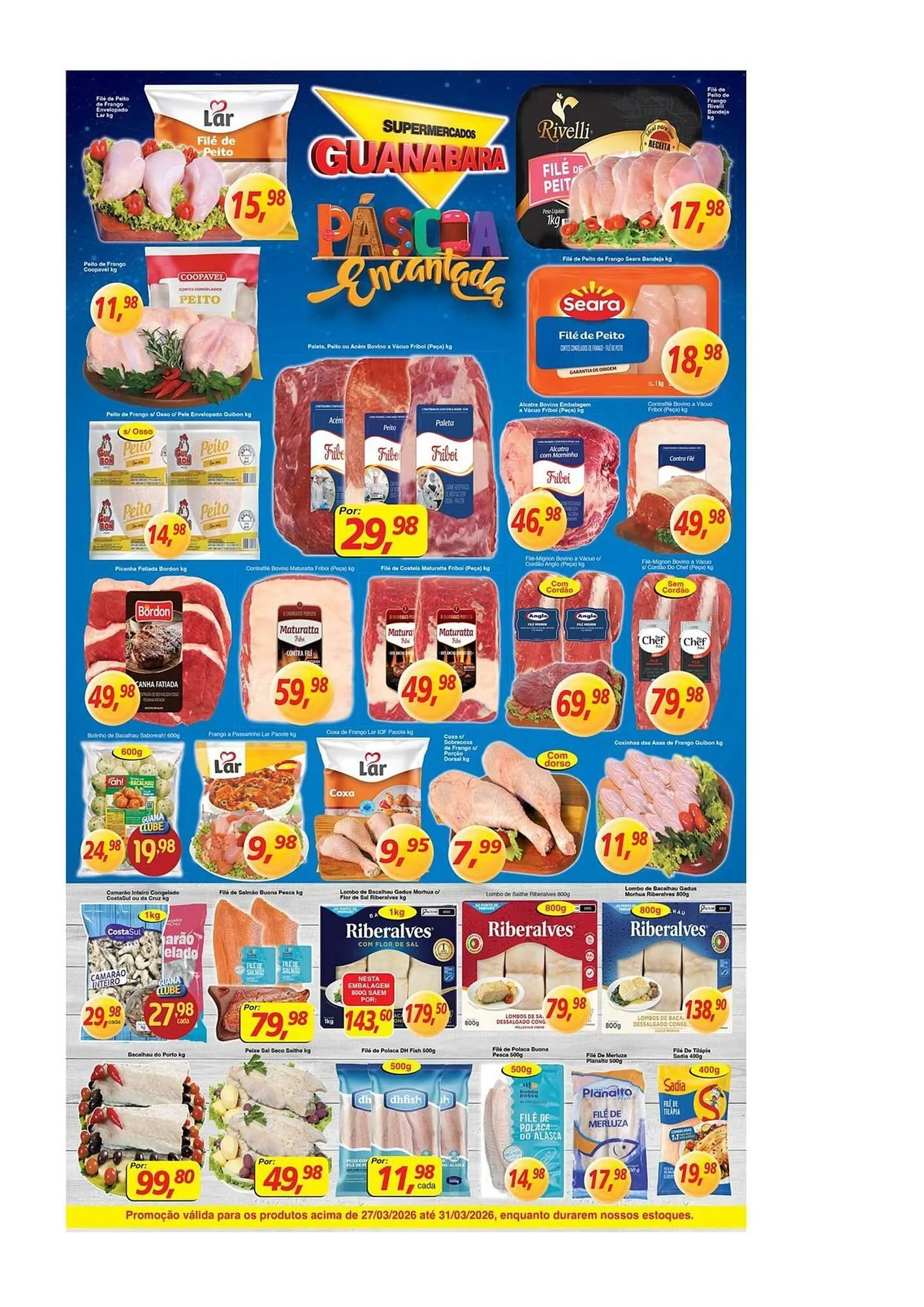Encarte de Encarte Supermercados Guanabara 27 de março até 31 de março 2026 - Pagina 7