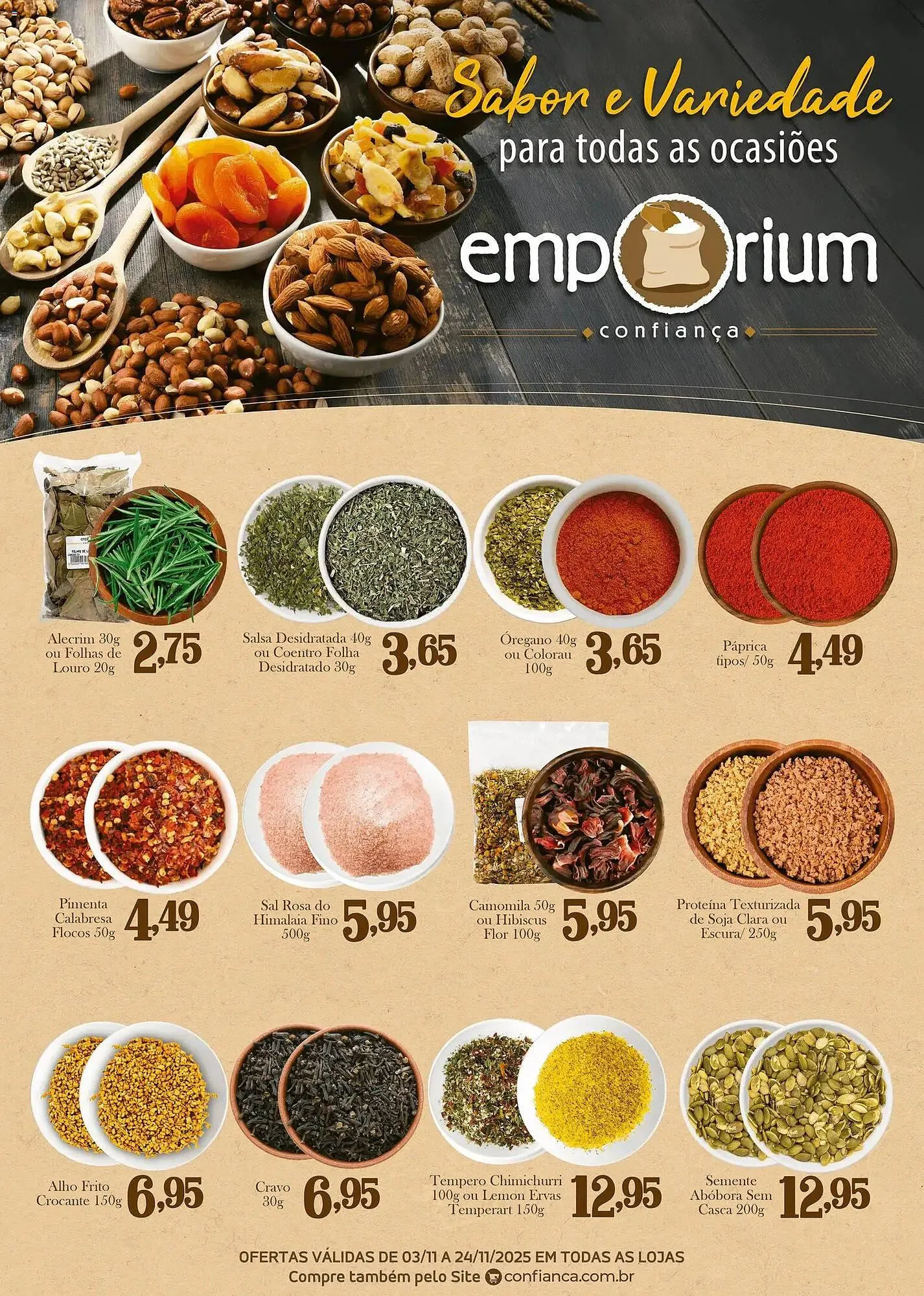 Encarte de Catálogo Confiança Supermercados 3 de novembro até 25 de novembro 2025 - Pagina 1