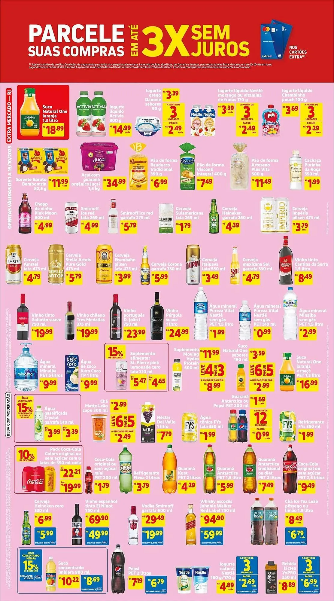 Encarte de Encarte Mercado Extra 1 de outubro até 15 de outubro 2025 - Pagina 2