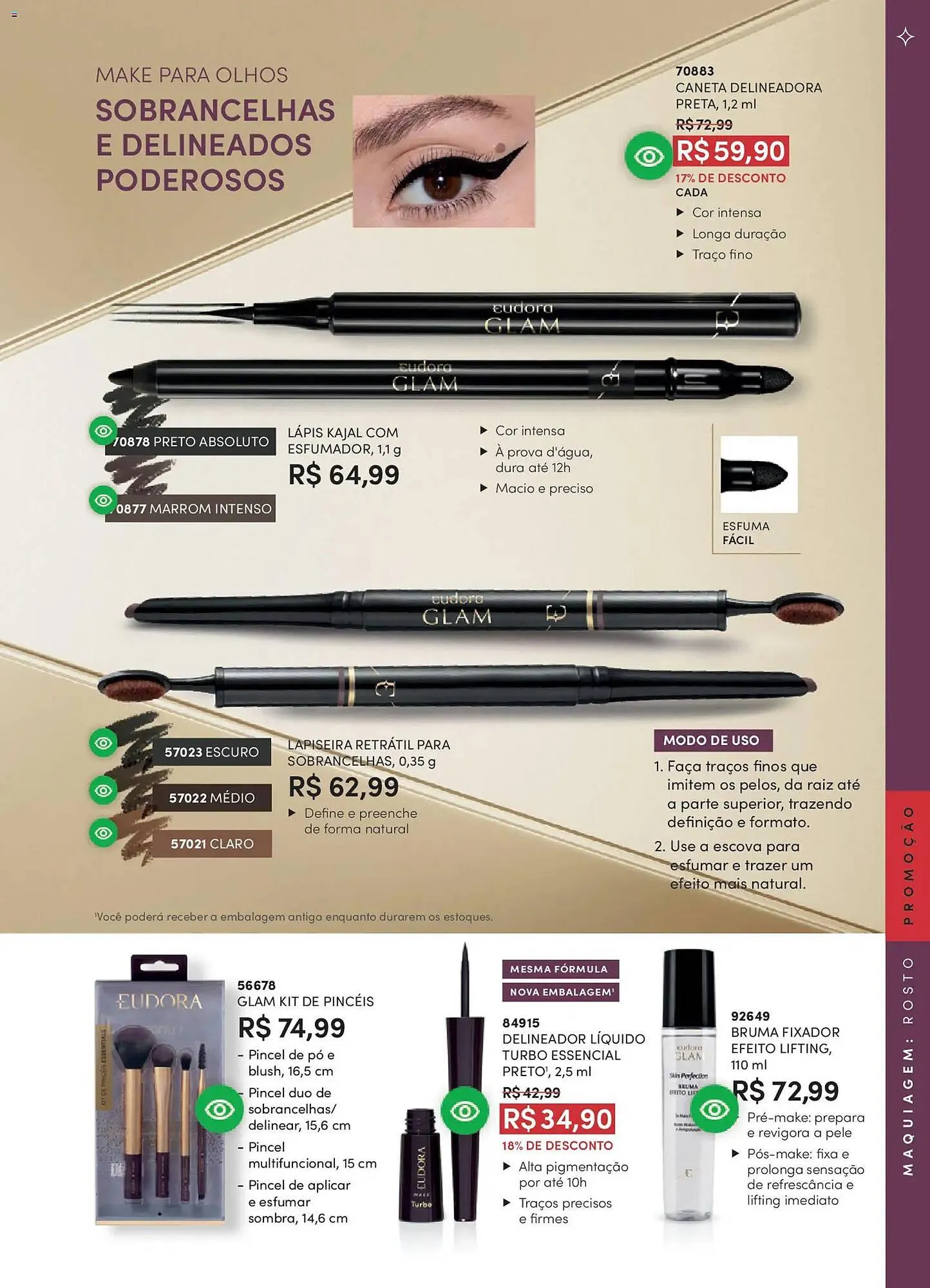 Encarte de Catálogo Eudora 23 de abril até 15 de junho 2026 - Pagina 81