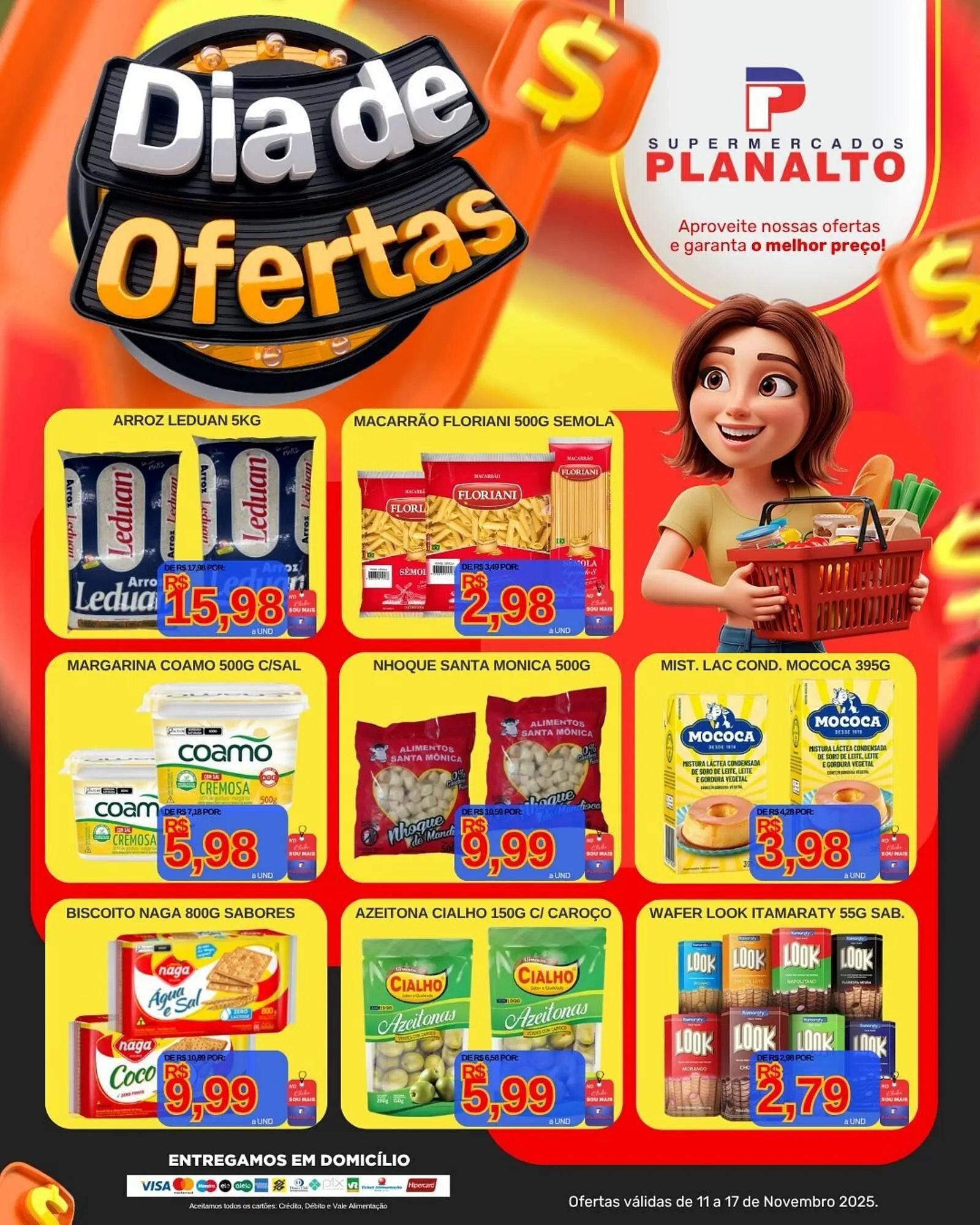 Encarte de Catálogo Supermercados Planalto 11 de novembro até 17 de novembro 2025 - Pagina 1