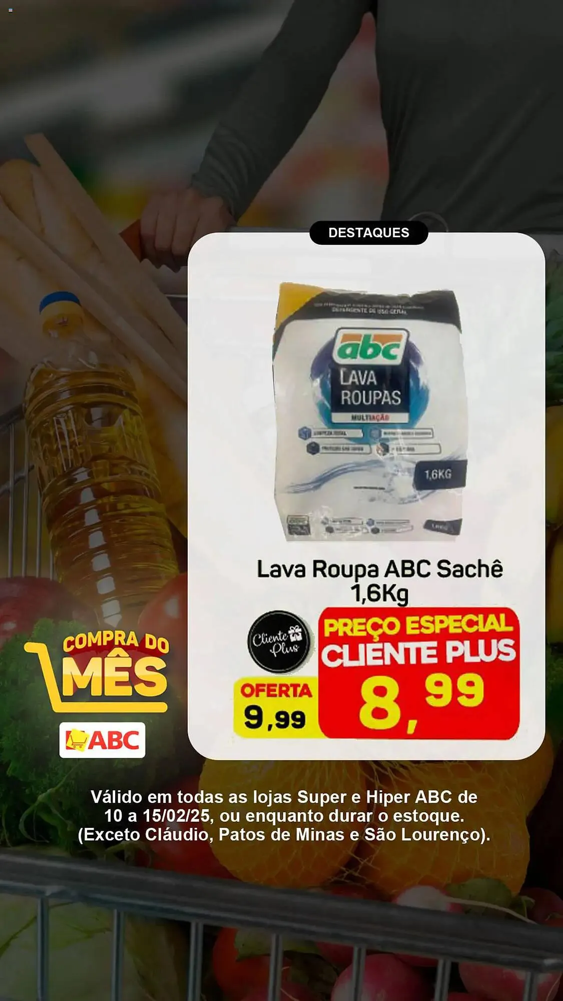 Encarte de Catálogo Supermercados ABC 10 de fevereiro até 15 de fevereiro 2025 - Pagina 3