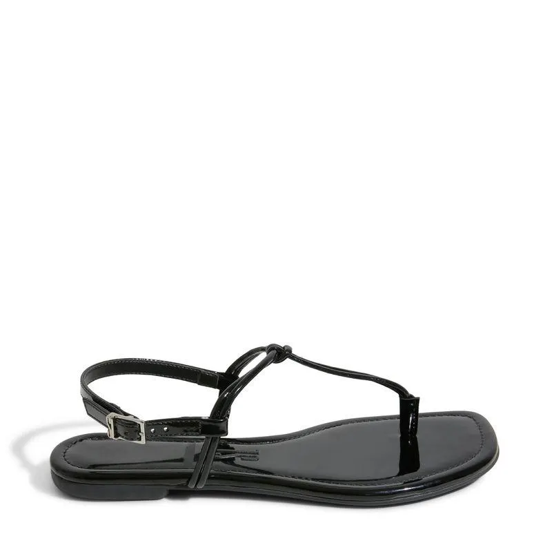 Rasteira Sl Tiras Preta