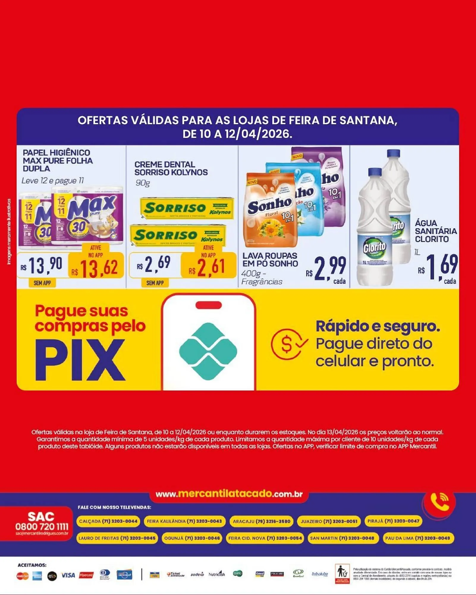 Encarte de Folheto Mercantil Rodrigues 10 de abril até 12 de abril 2026 - Pagina 3