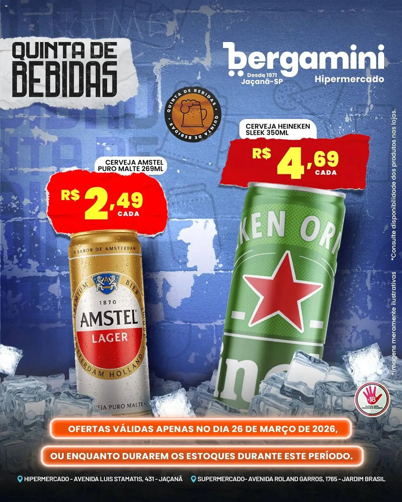 Encarte de Catálogo Supermercado Bergamini 26 de março até 26 de março 2026 - Pagina 1