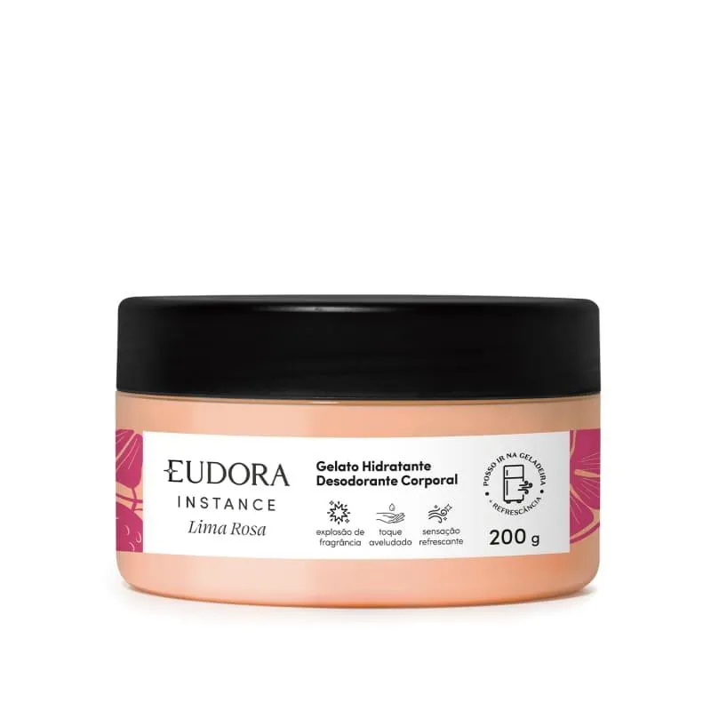 Gelato Hidratante Desodorante Corporal Instance Lima Rosa 200g