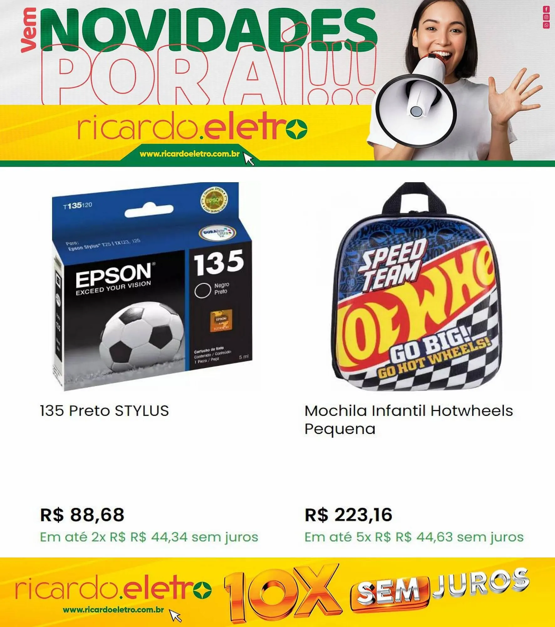 Encarte de Catálogo Ricardo Eletro 21 de julho até 22 de setembro 2023 - Pagina 1