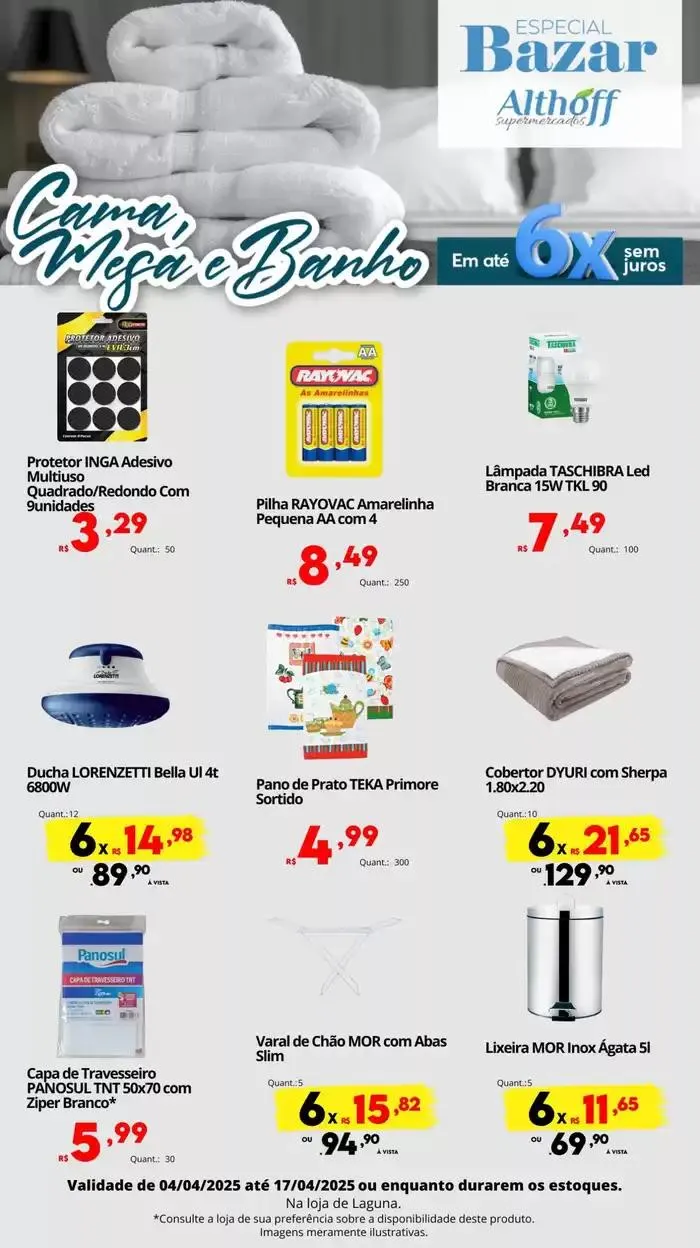 Encarte de Encarte Bazar 04/04 a 17/04 - F12. 7 de abril até 17 de abril 2025 - Pagina 4