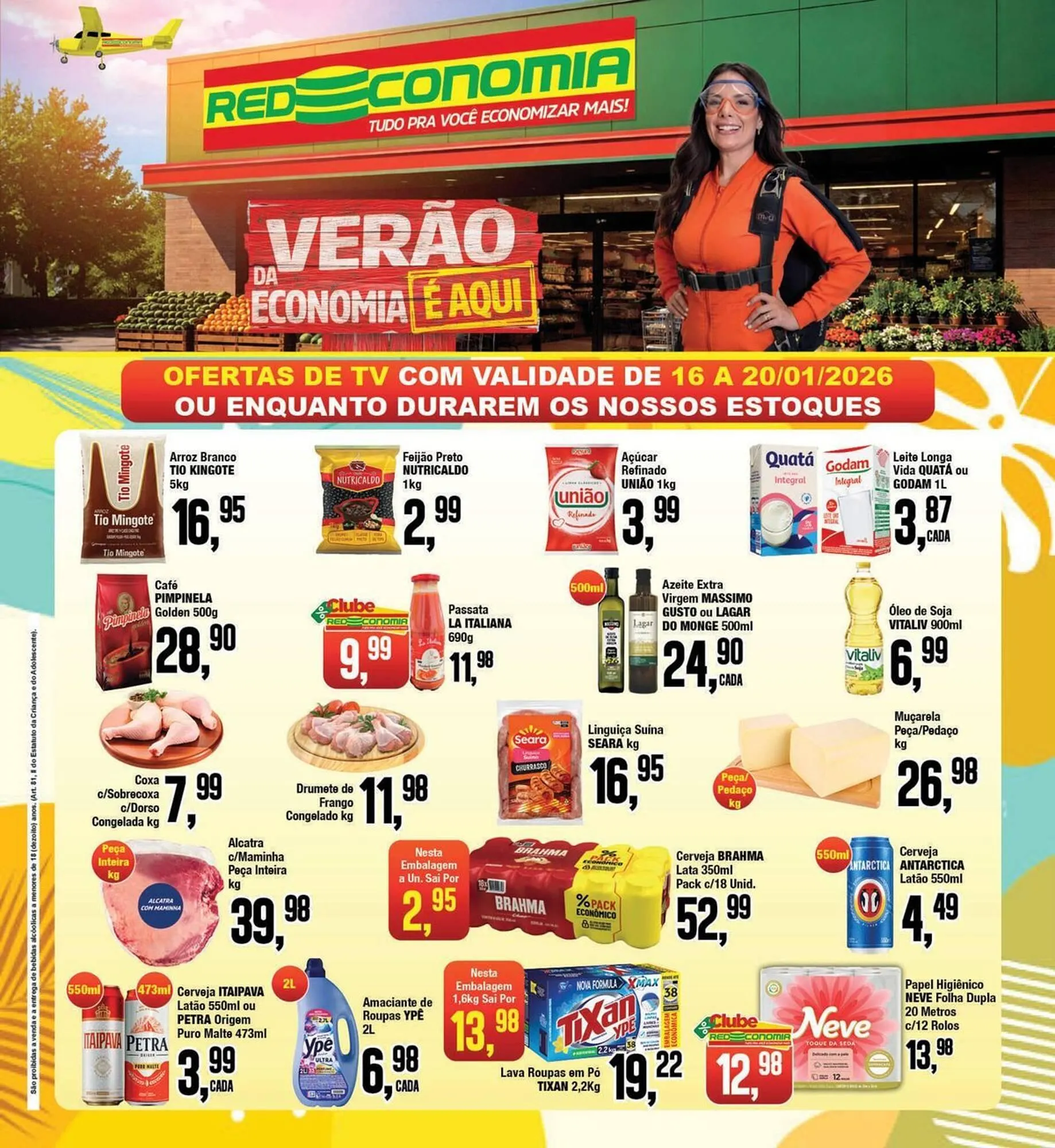 Encarte de Encarte Rede Economia 16 de janeiro até 20 de janeiro 2026 - Pagina 1
