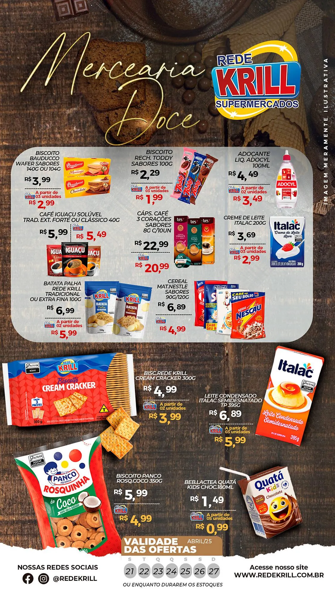 Encarte de Catálogo Rede Krill 21 de abril até 27 de abril 2025 - Pagina 5