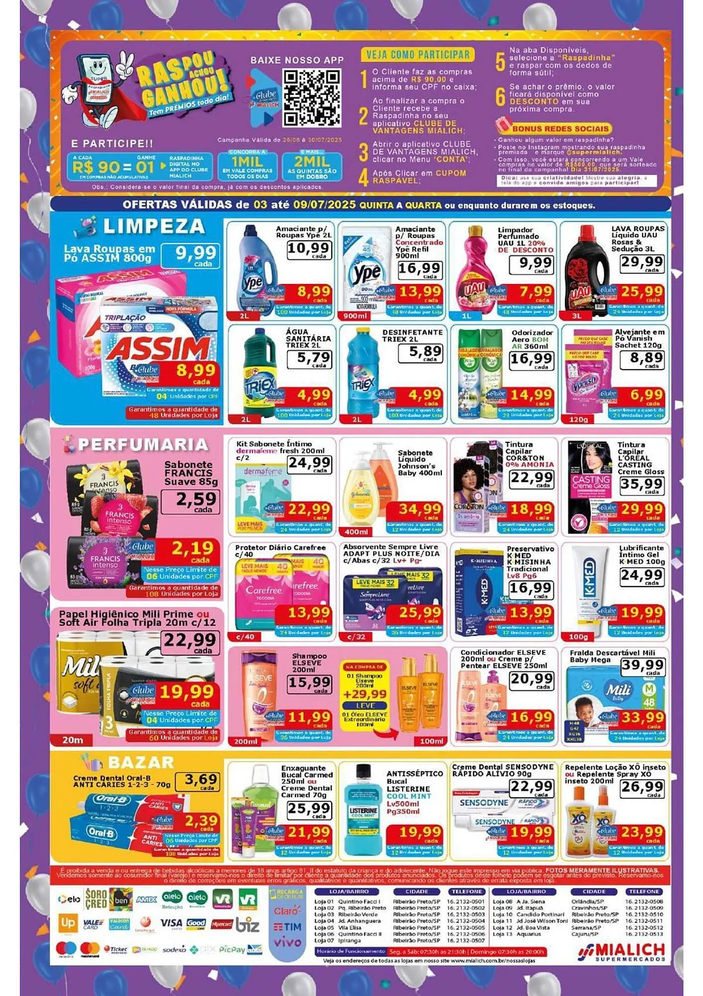 Encarte de Catálogo Mialich Supermercados 3 de julho até 6 de julho 2025 - Pagina 4