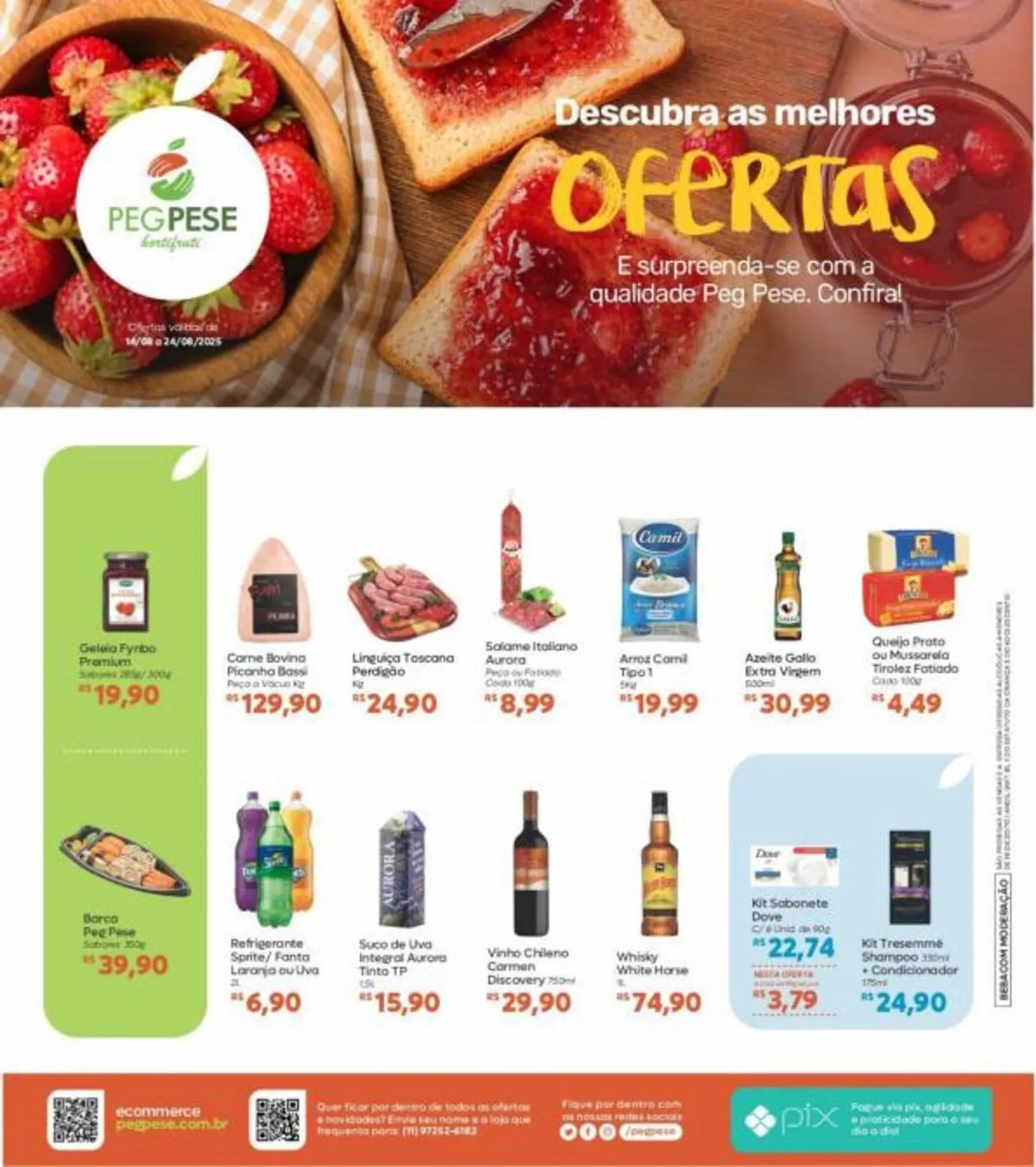 Encarte de Catálogo Peg Pese 15 de agosto até 24 de agosto 2025 - Pagina 1