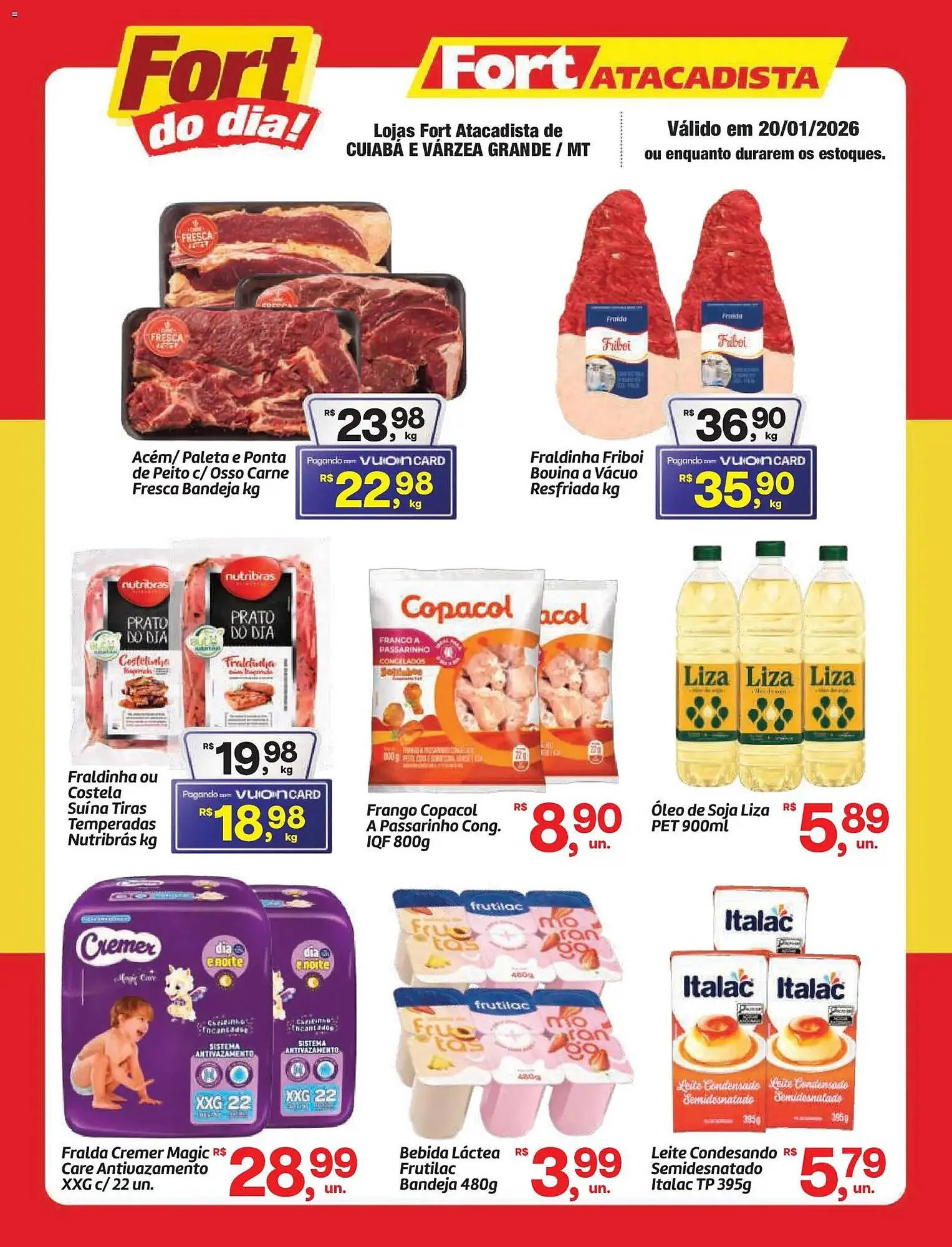 Encarte de Tabloide Fort Atacadista 20 de janeiro até 20 de janeiro 2026 - Pagina 1