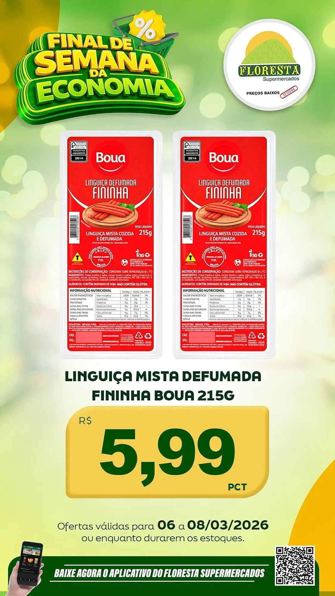 Encarte de Catálogo Floresta Supermercados 6 de março até 8 de março 2026 - Pagina 24