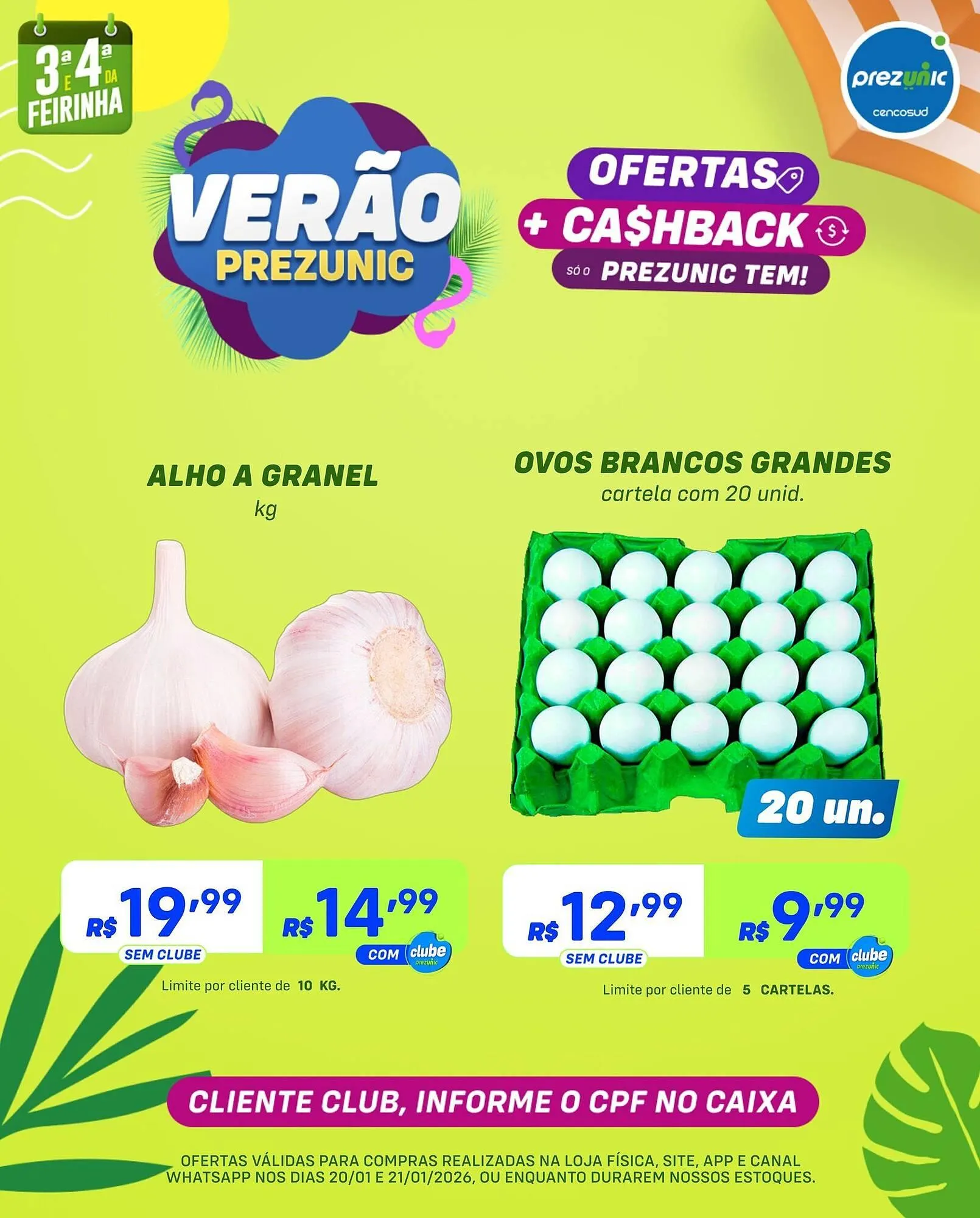 Encarte de Encarte Prezunic 20 de janeiro até 21 de janeiro 2026 - Pagina 1