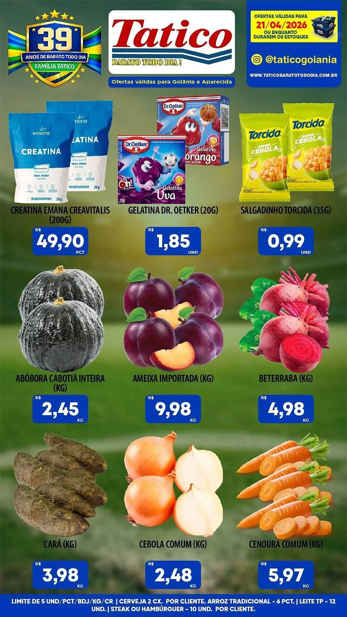 Encarte de Tabloide Tatico 21 de abril até 21 de abril 2026 - Pagina 9