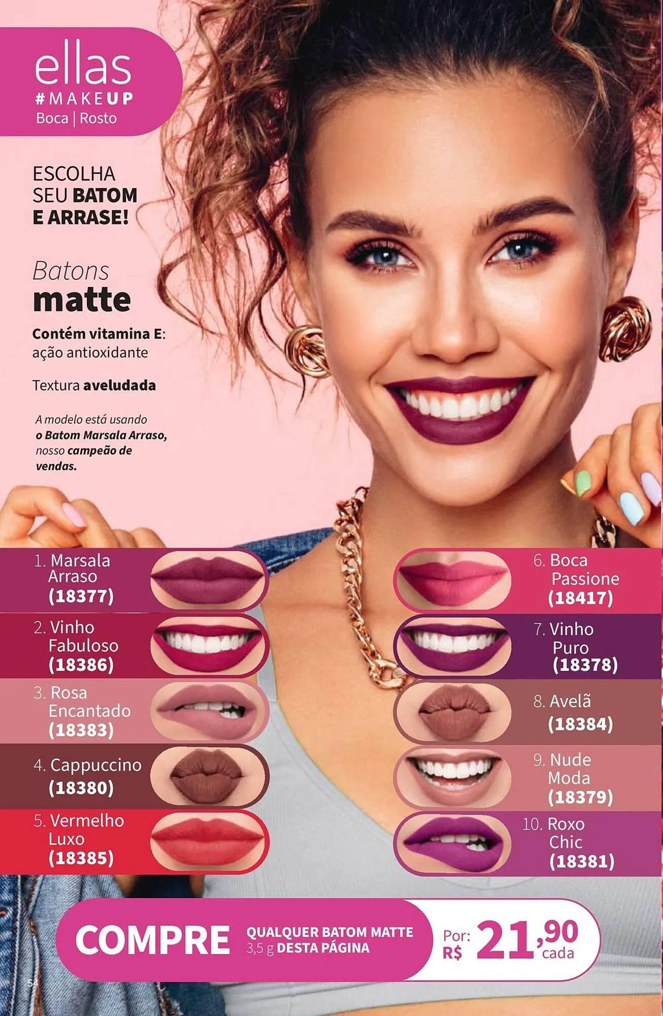 Encarte de Catálogo Jequiti 1 de novembro até 30 de novembro 2025 - Pagina 54