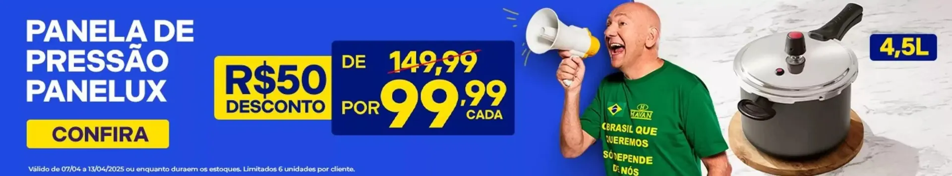 Panela De Pressão Panelux - 1