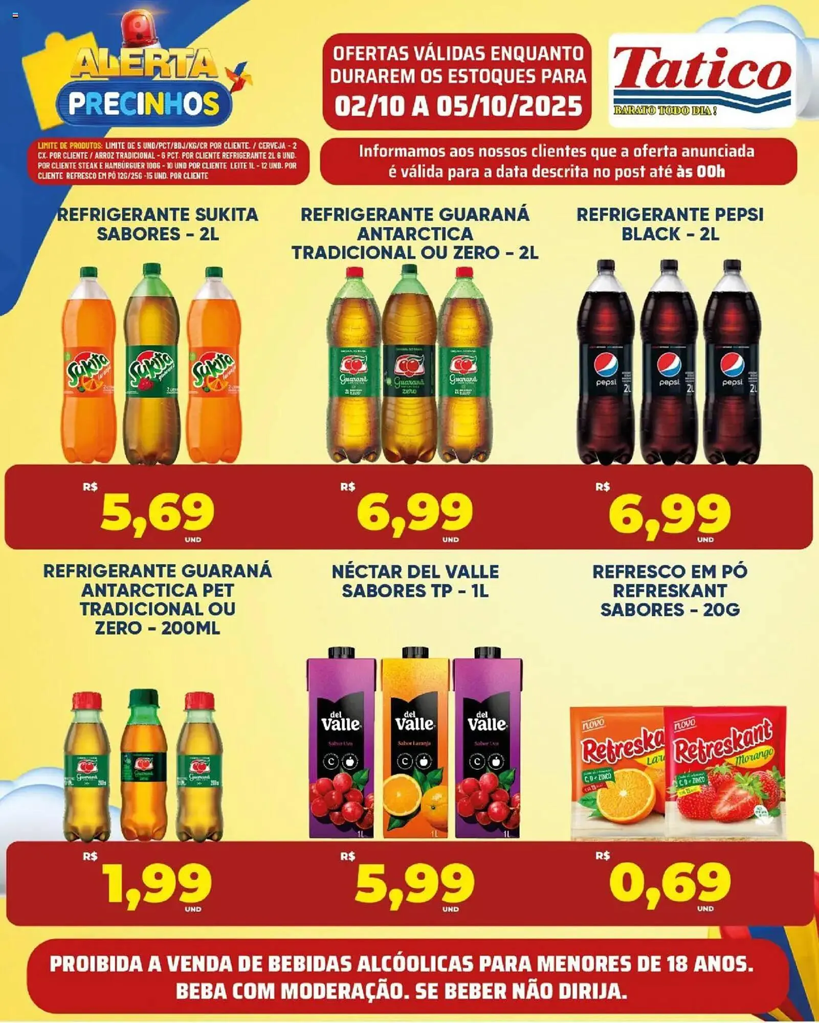 Encarte de Tabloide Tatico 2 de outubro até 7 de outubro 2025 - Pagina 2