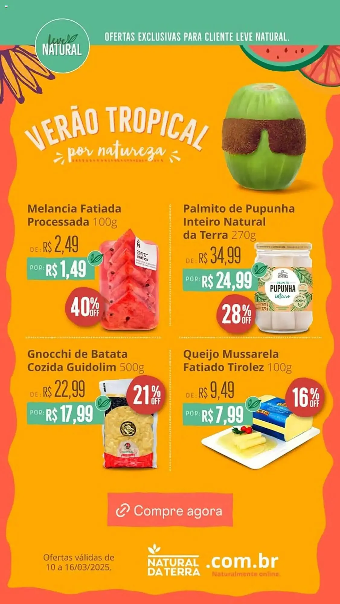 Encarte de Catálogo Natural da Terra 10 de março até 16 de março 2025 - Pagina 1