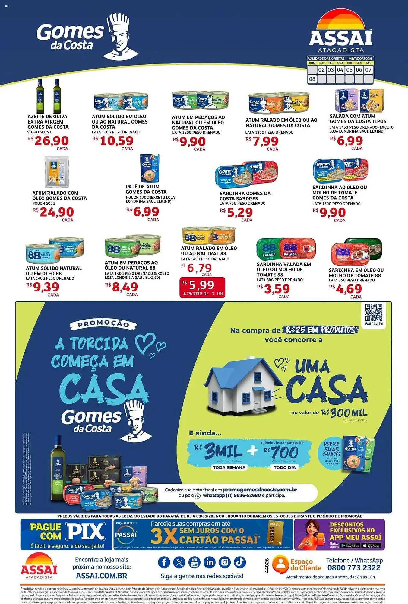Encarte de Encarte Assaí Atacadista 2 de março até 8 de março 2026 - Pagina 1