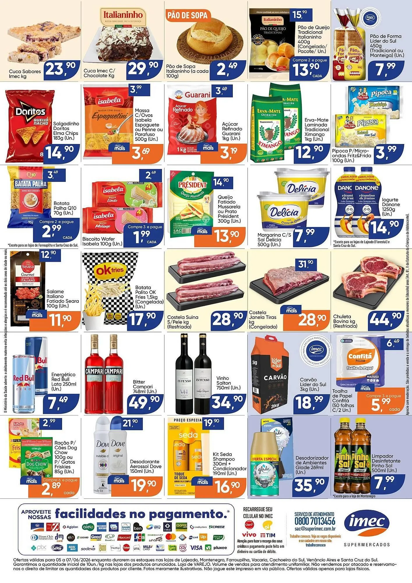 Encarte de Catálogo Imec Supermercados 4 de junho até 7 de junho 2026 - Pagina 2