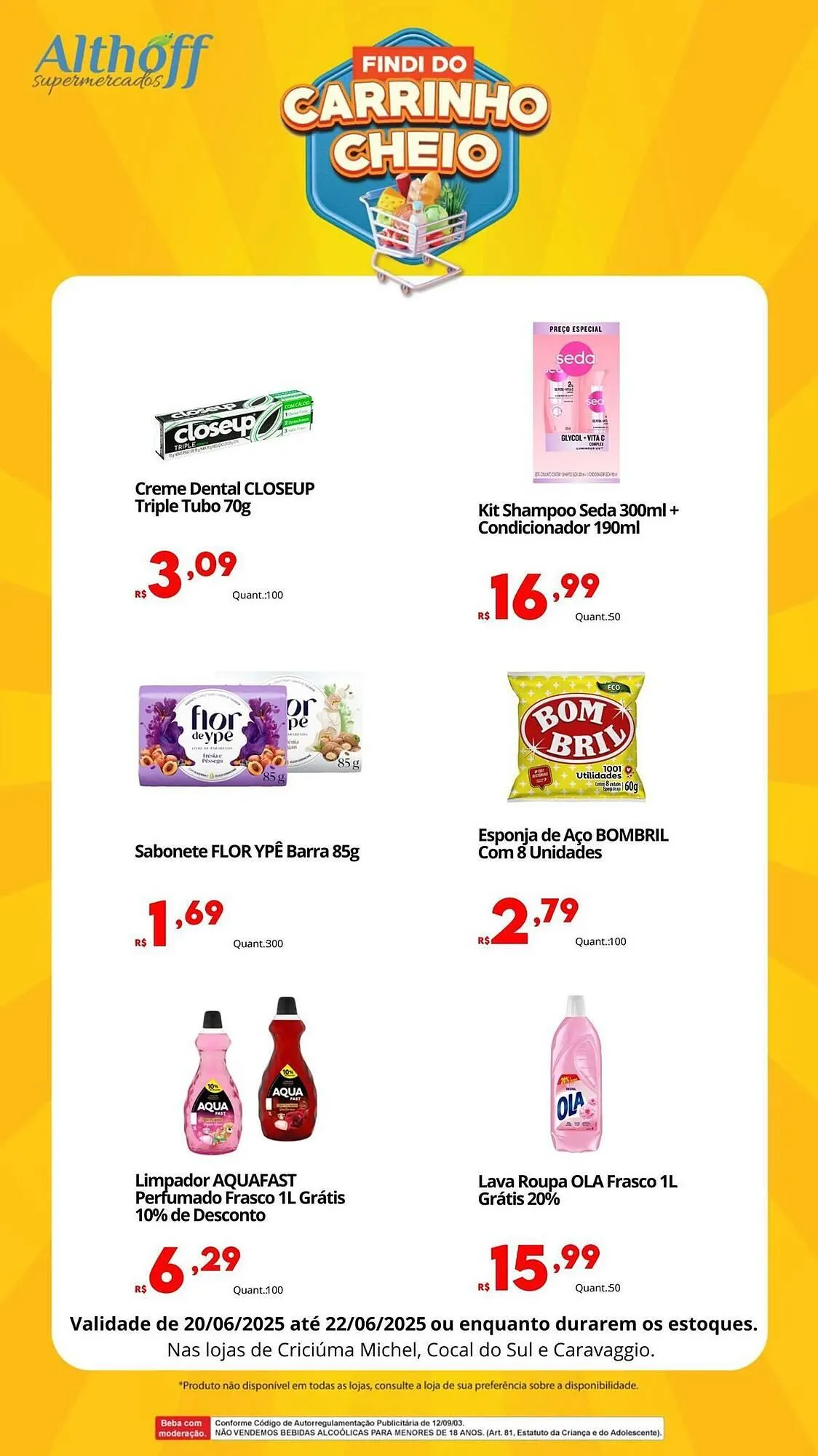 Encarte de Catálogo Althoff Supermercados 20 de junho até 22 de junho 2025 - Pagina 6
