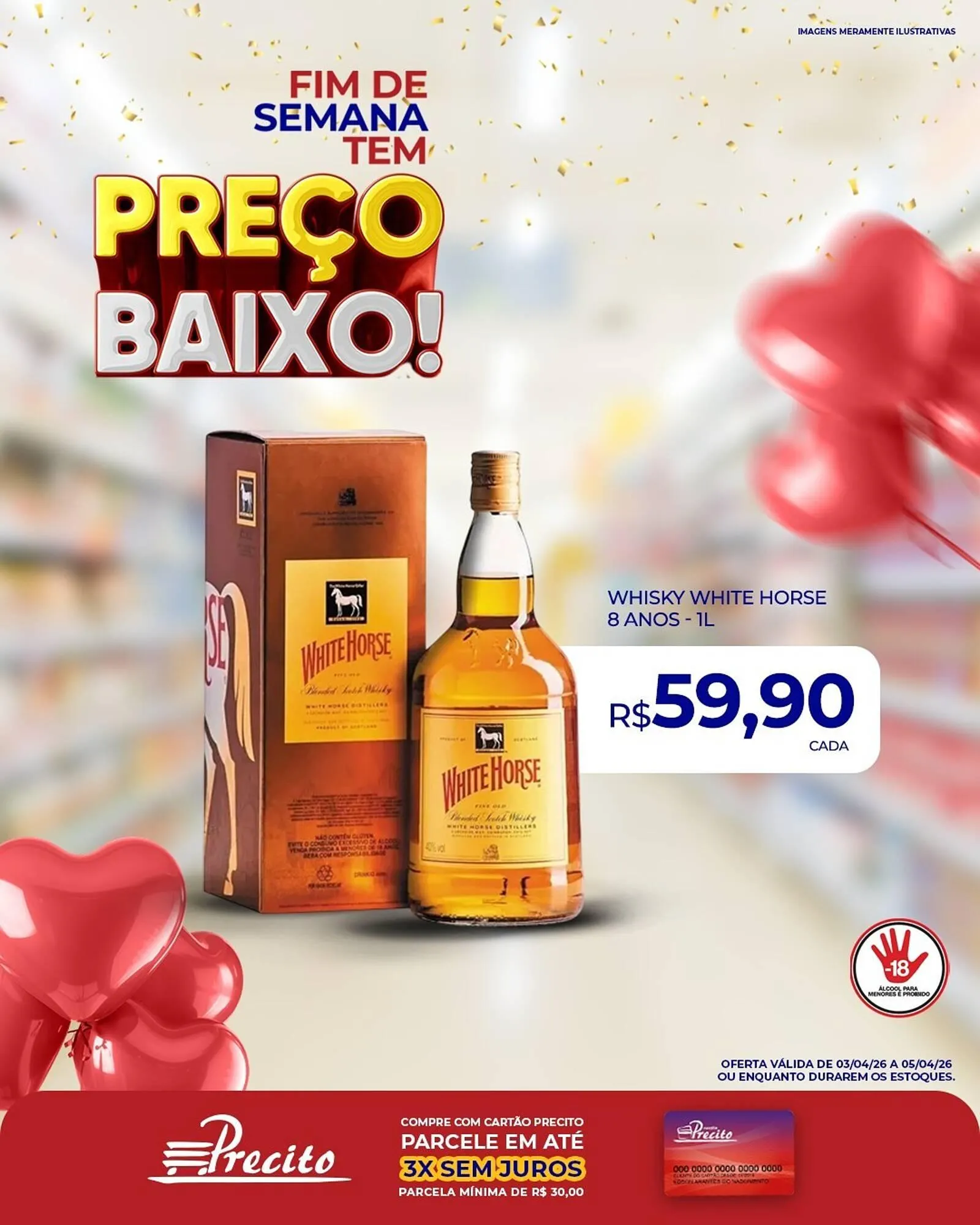 Encarte de Catálogo Supermercado Precito 3 de abril até 5 de abril 2026 - Pagina 1