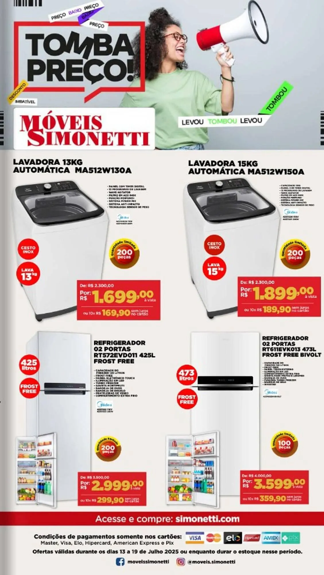 Encarte de Catálogo Móveis Simonetti 14 de julho até 19 de julho 2025 - Pagina 37