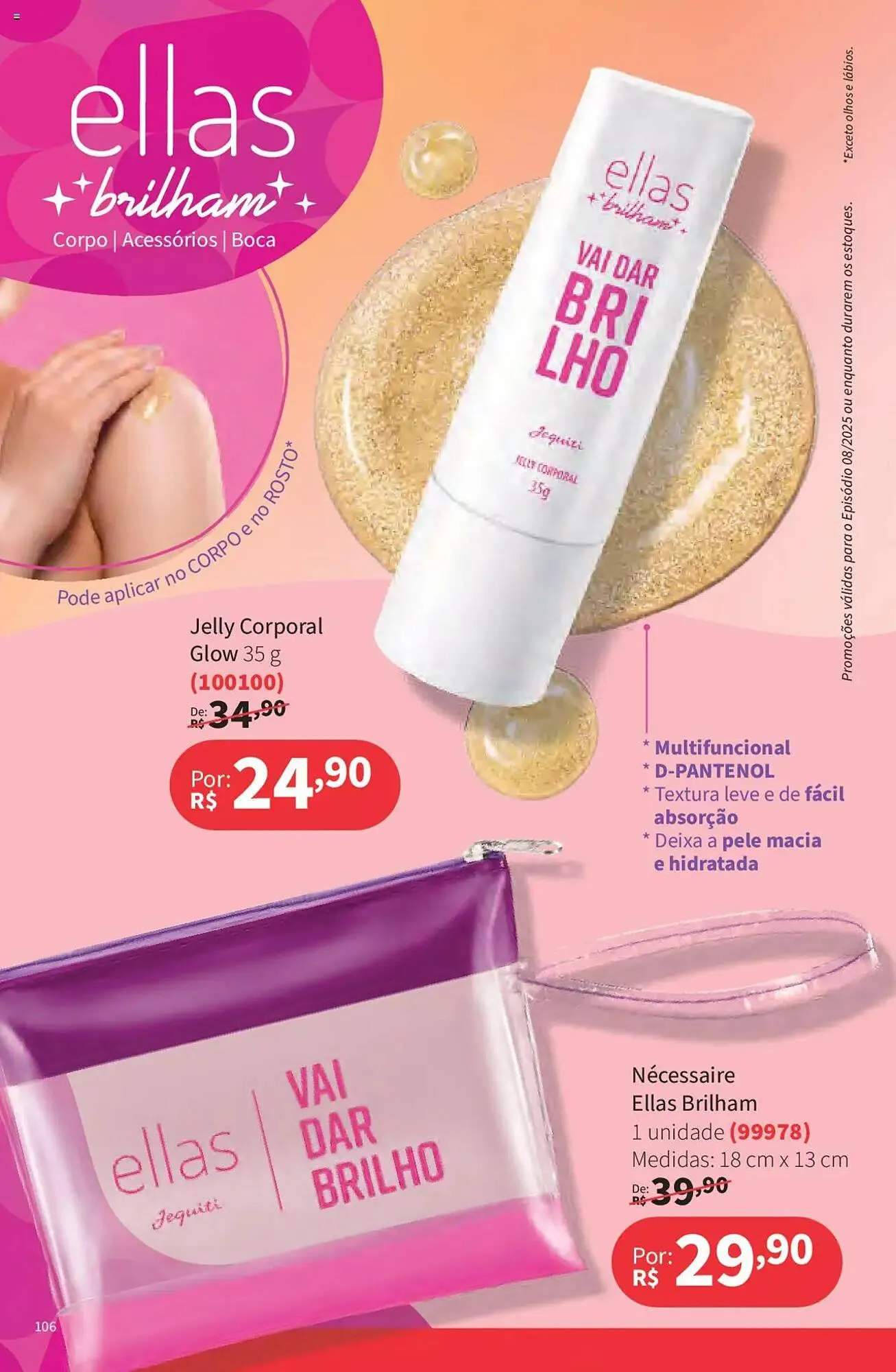 Encarte de Catálogo Jequiti 2 de junho até 24 de junho 2025 - Pagina 106