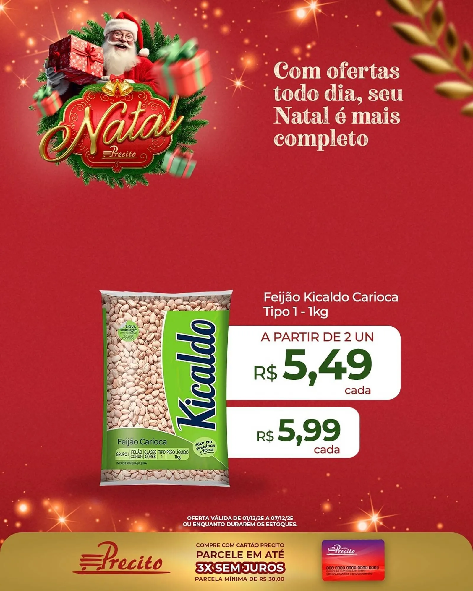 Encarte de Catálogo Supermercado Precito 1 de dezembro até 7 de dezembro 2025 - Pagina 2