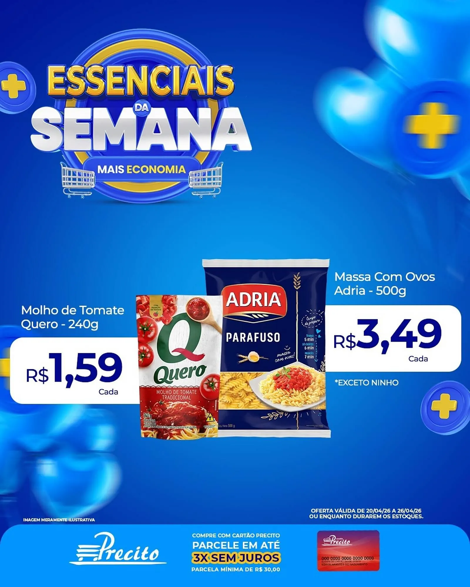 Encarte de Catálogo Supermercado Precito 20 de abril até 26 de abril 2026 - Pagina 1