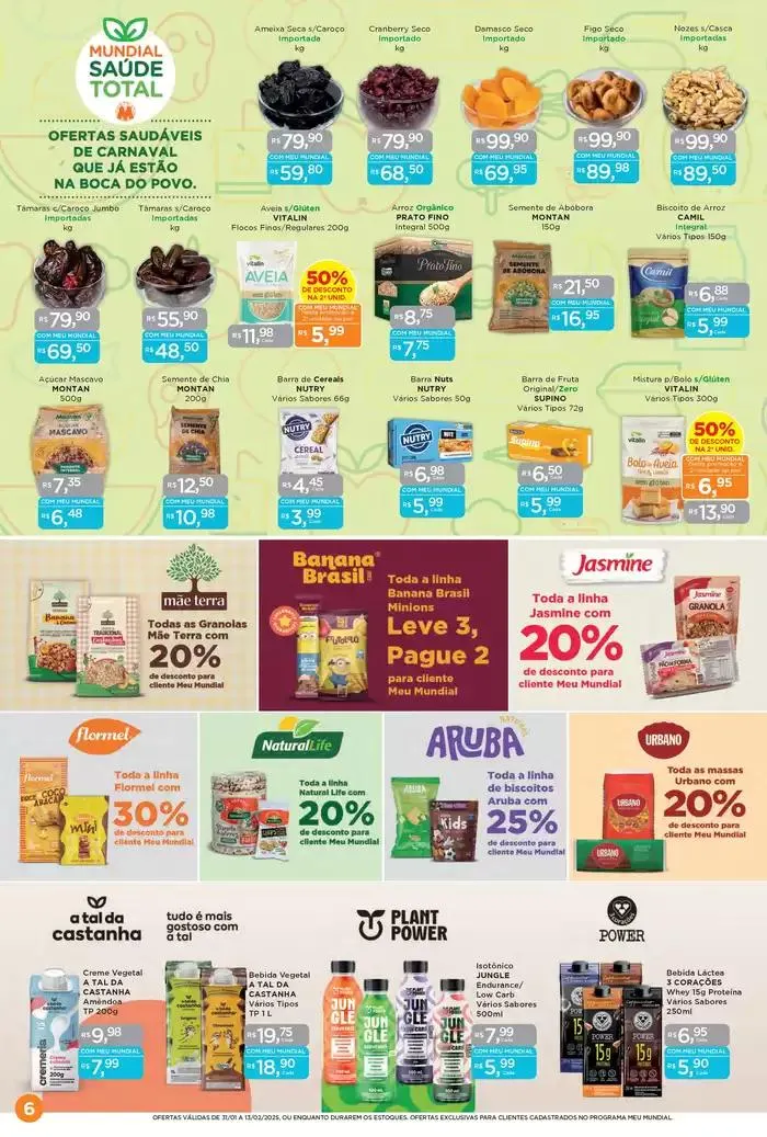 Encarte de Ofertas Supermercados Mundial 31 de janeiro até 13 de fevereiro 2025 - Pagina 6