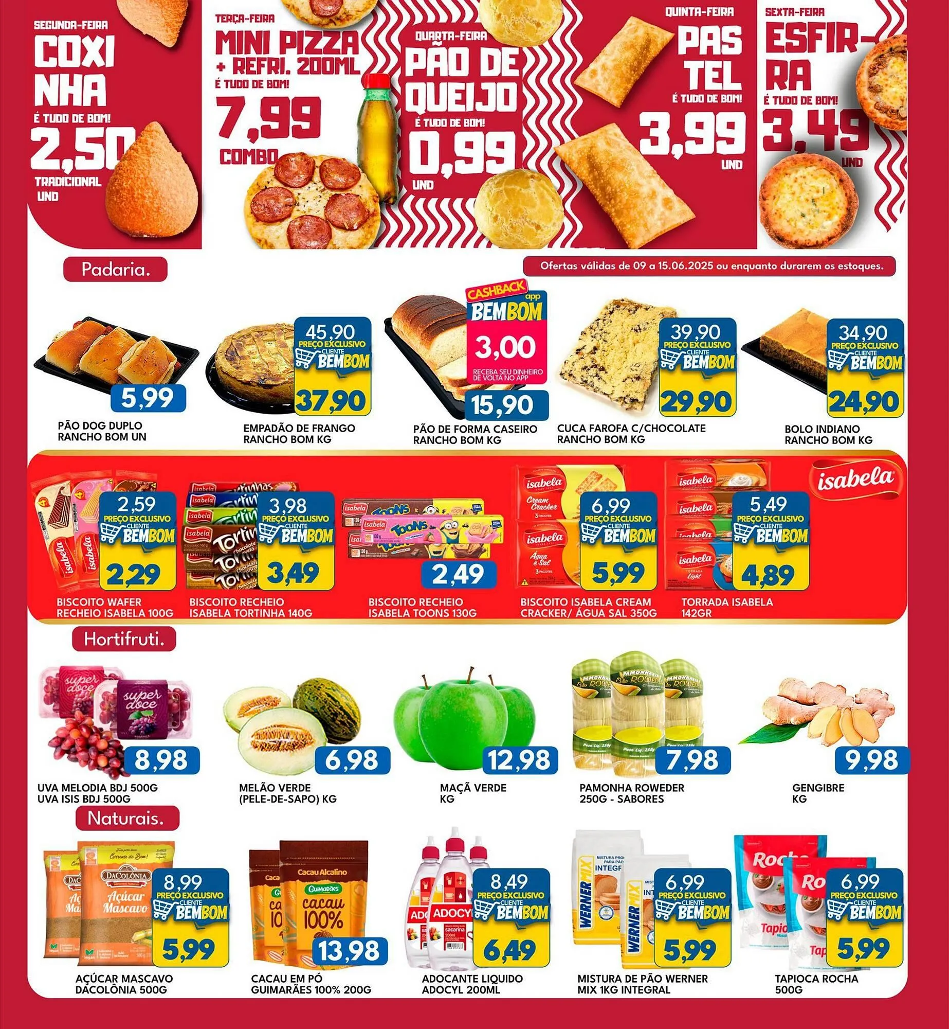 Encarte de Catálogo Rancho Bom Supermercados 9 de junho até 15 de junho 2025 - Pagina 5