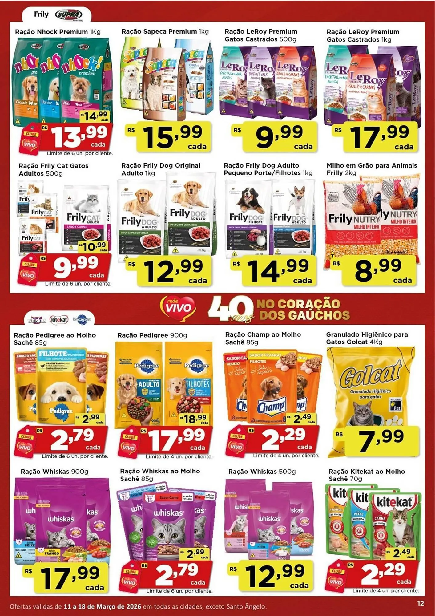 Encarte de Encarte Rede Vivo 11 de março até 18 de março 2026 - Pagina 12