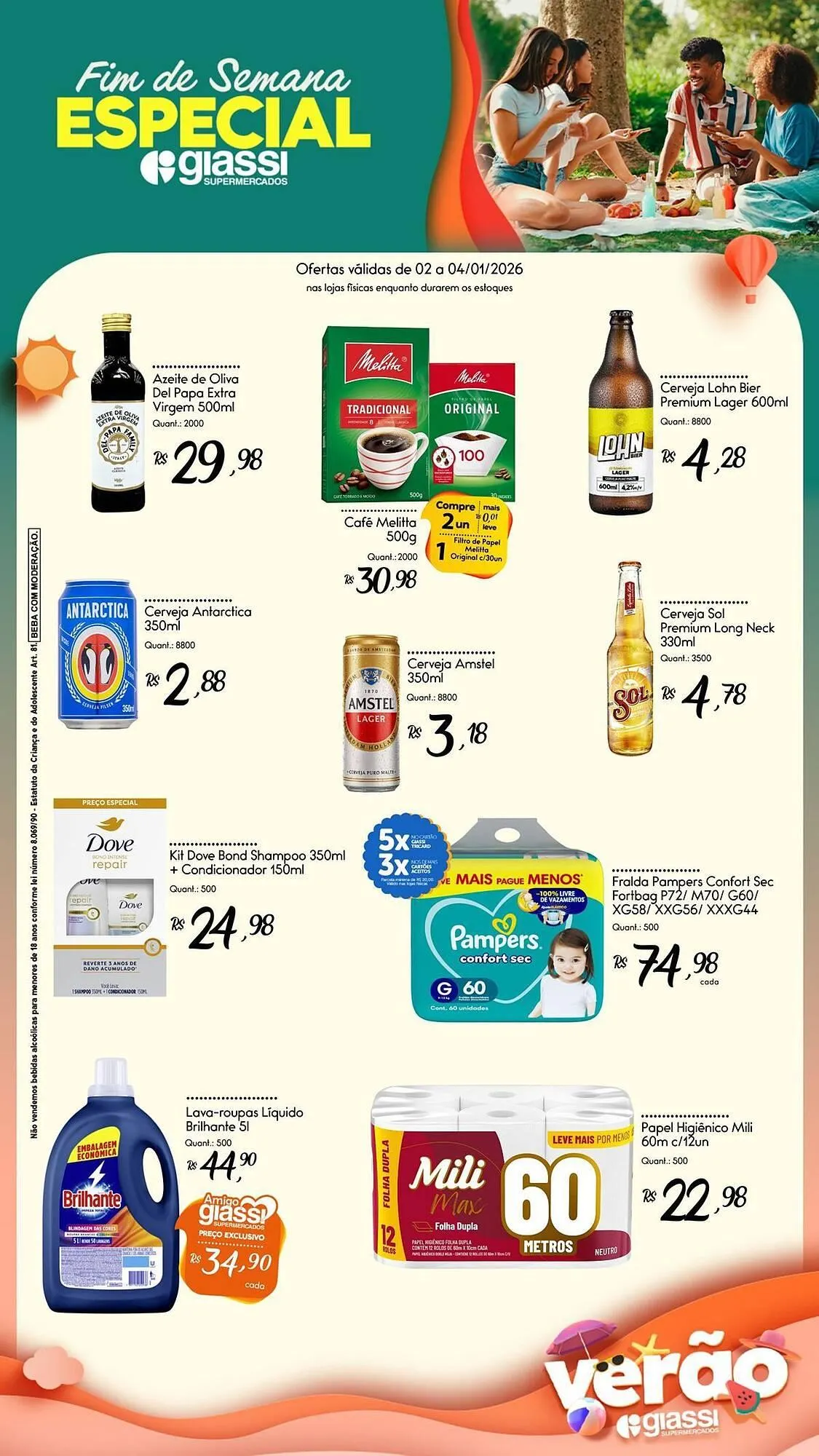 Encarte de Encarte Giassi Supermercados 2 de janeiro até 4 de janeiro 2026 - Pagina 2
