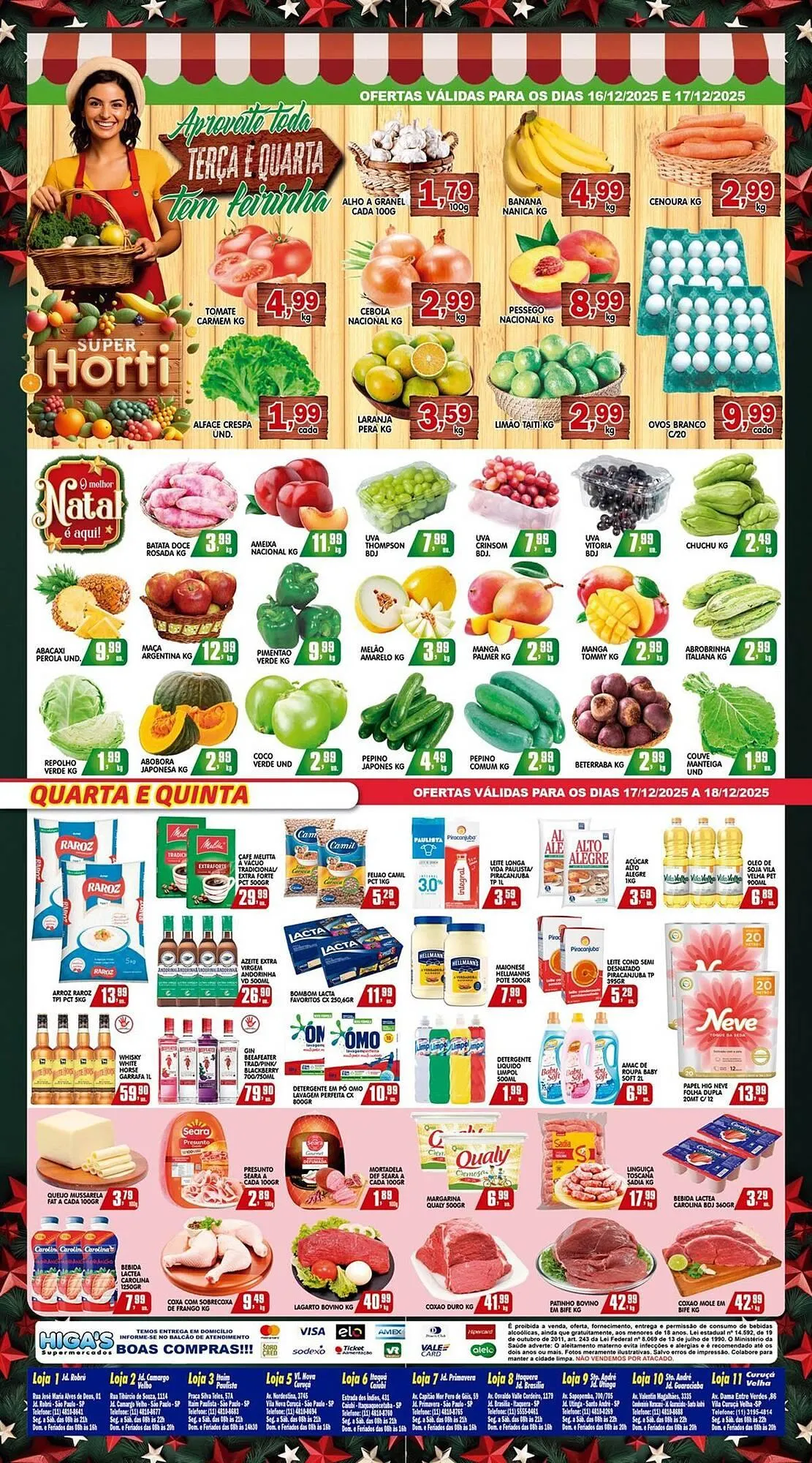 Encarte de Folheto Higa's Supermercado 17 de dezembro até 24 de dezembro 2025 - Pagina 4