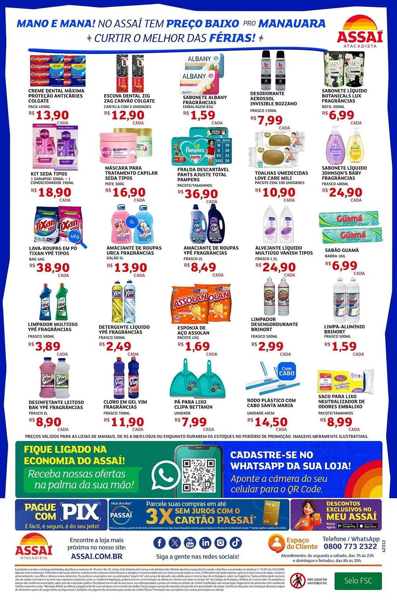 Encarte de Encarte Assaí Atacadista 7 de janeiro até 8 de janeiro 2026 - Pagina 4