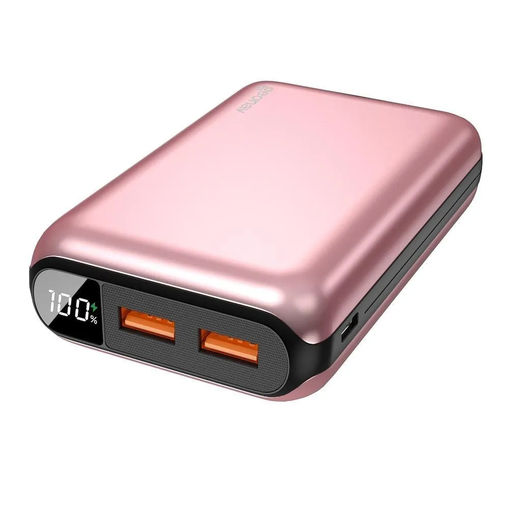 Carregador USB Portatil 20000mAh, Rosa Dourado, PB20K20WRG, GEONAV