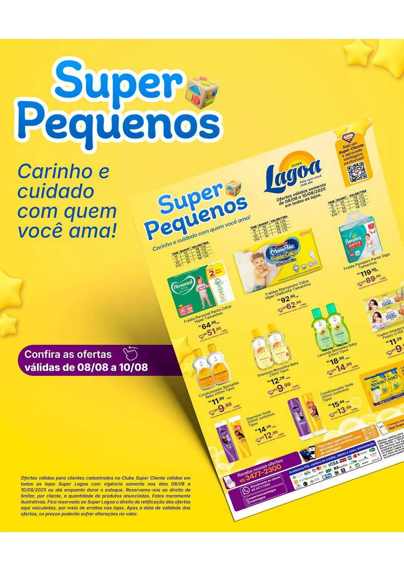 Encarte de Catálogo Super Lagoa 8 de agosto até 10 de agosto 2025 - Pagina 1